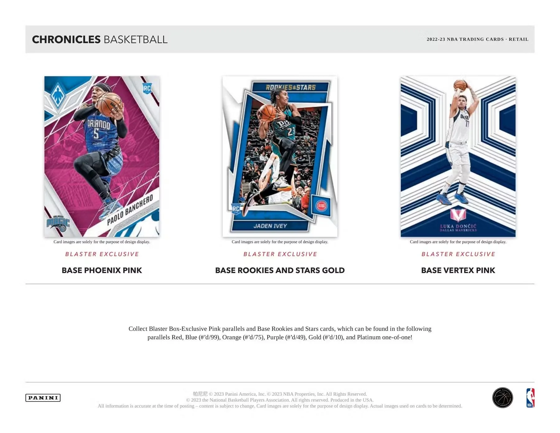 2022-23 Panini Chronicles Basketball Blaster Box - Image 6