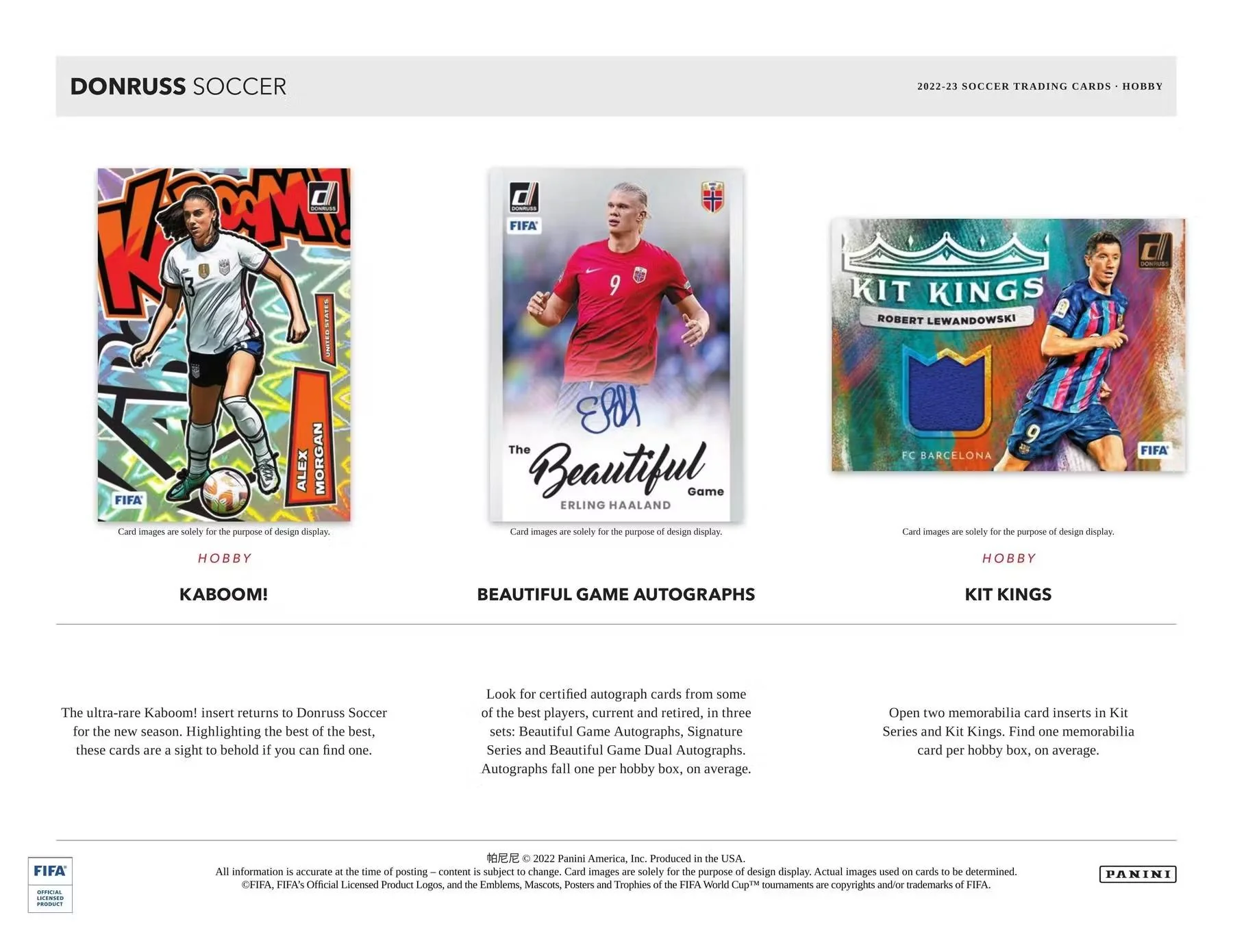 2022-23 Panini Donruss Soccer Hobby Box - Image 3