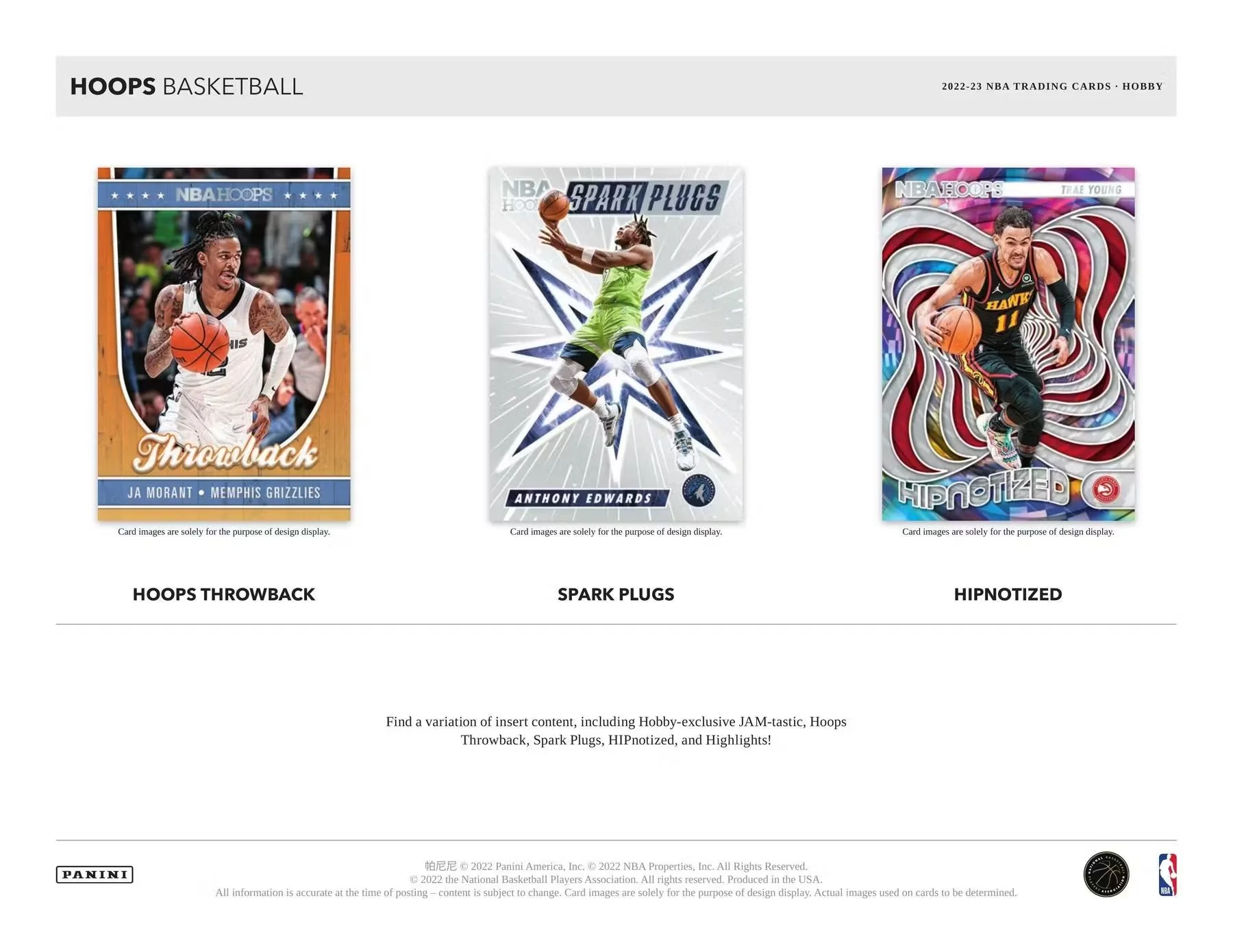 2022-23 Panini NBA Hoops Basketball Hobby Box - Image 5