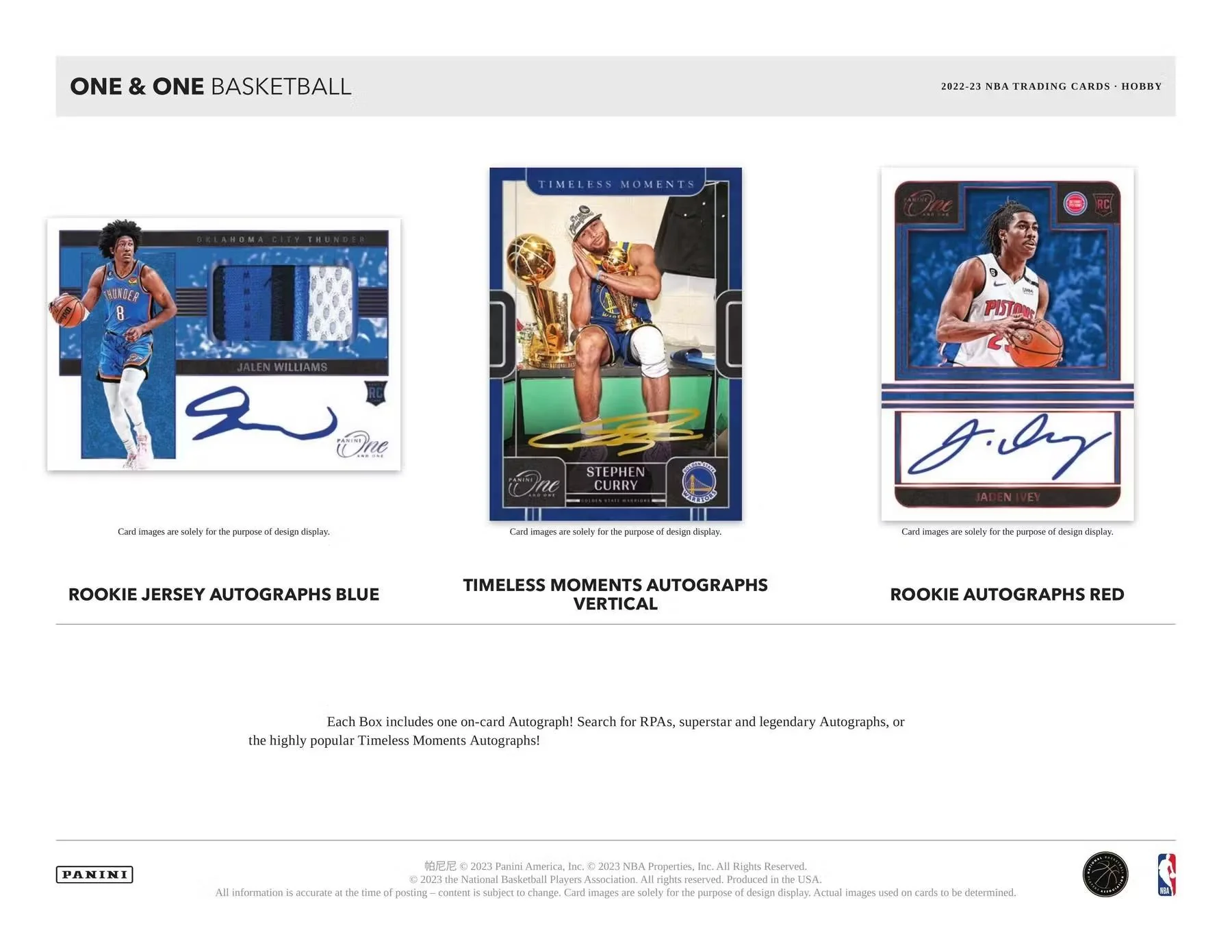 2022-23 Panini One & One Basketball Hobby Box - Image 4