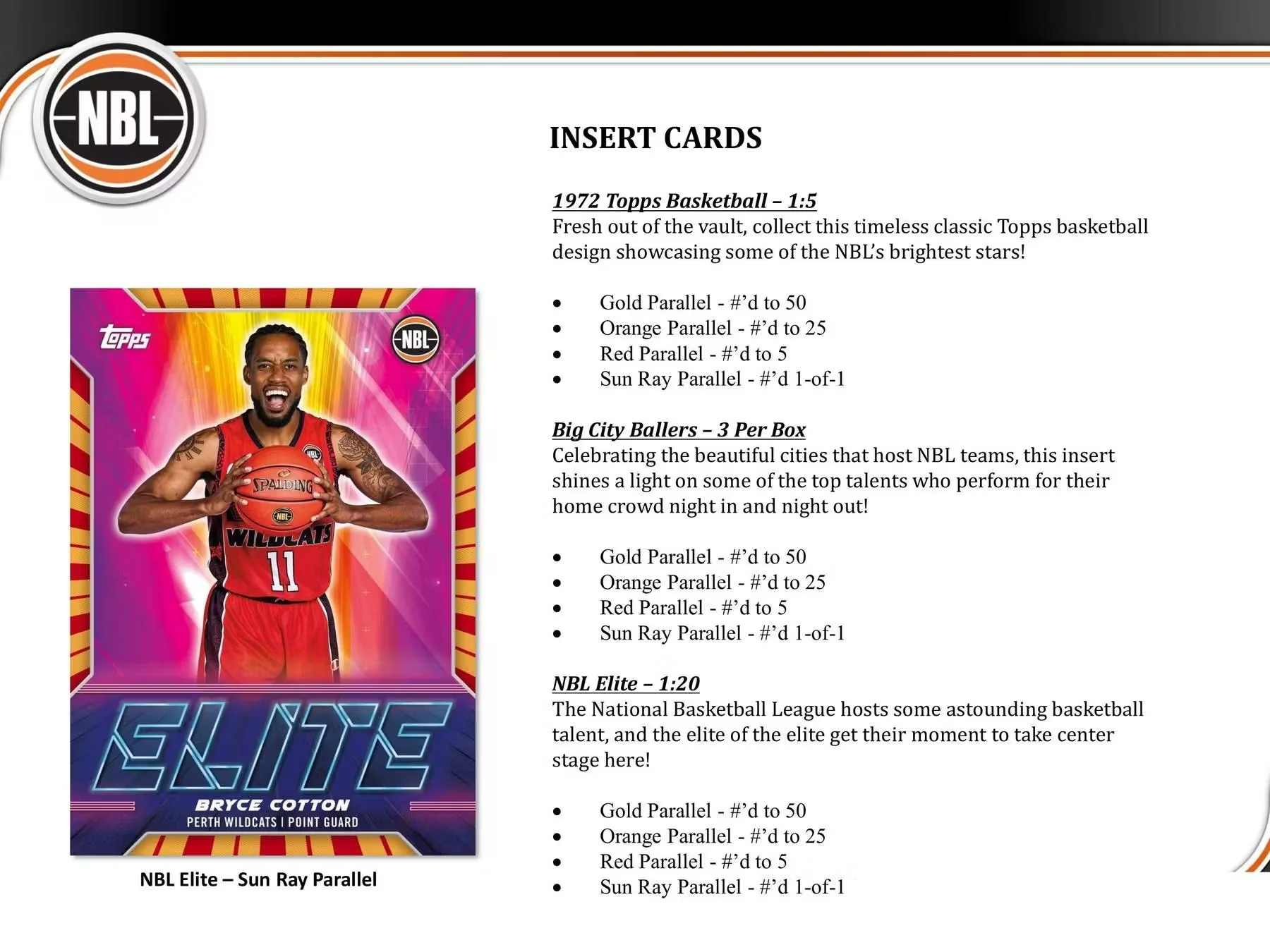 2022-23 Topps NBL Basketball Hobby Box - Image 7