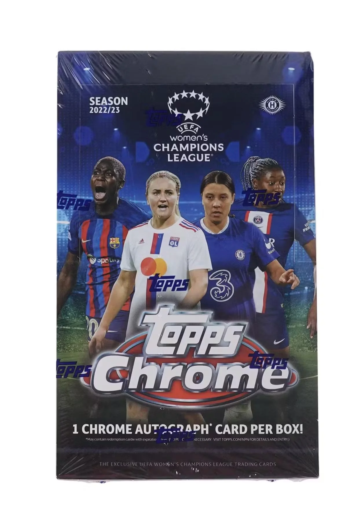 2022-23 Topps UEFA Women's Champions League Chrome Soccer Hobby Box - Image 7