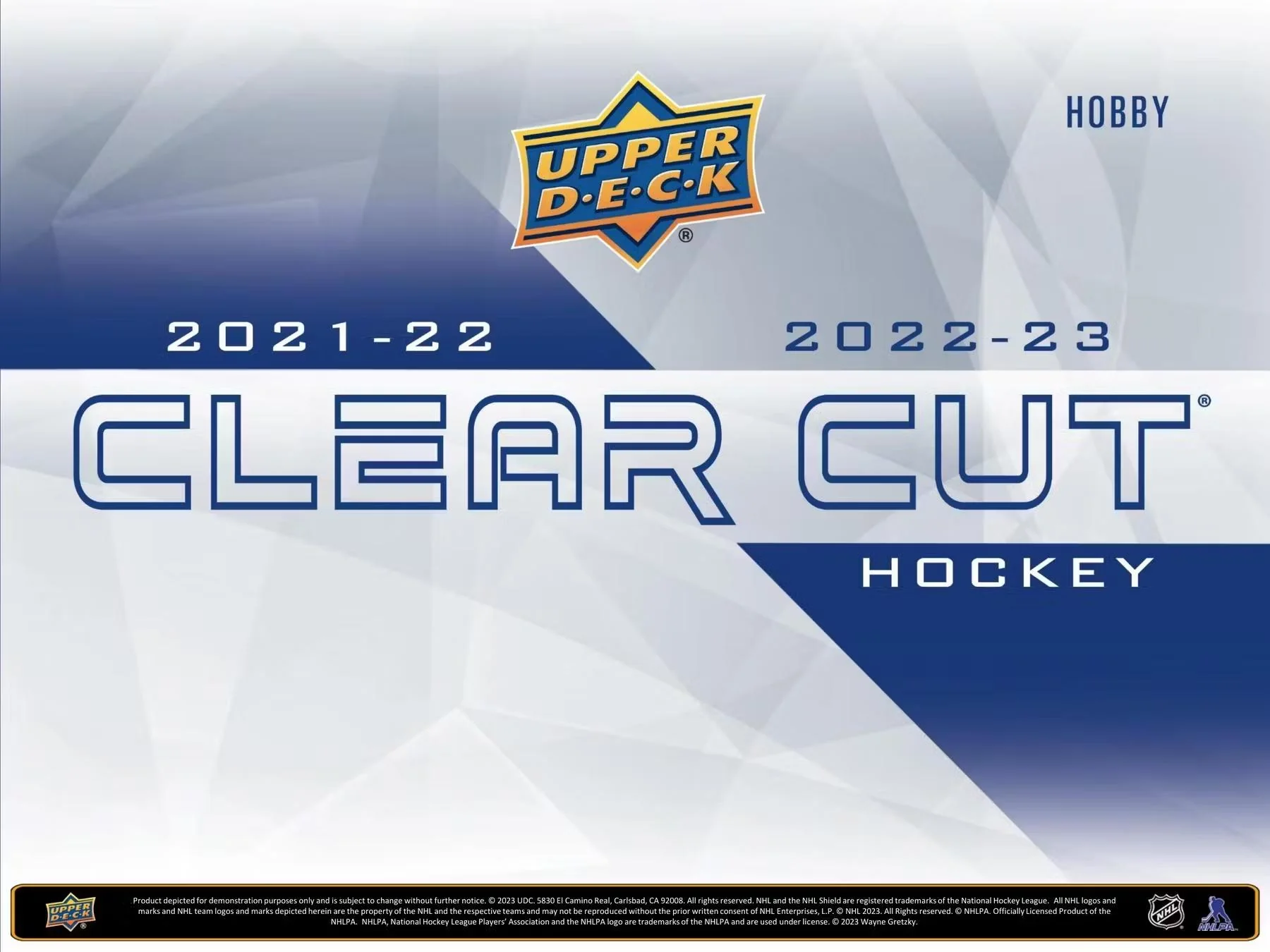 2022-23 Upper Deck Clear Cut Hockey Hobby Box - Image 7