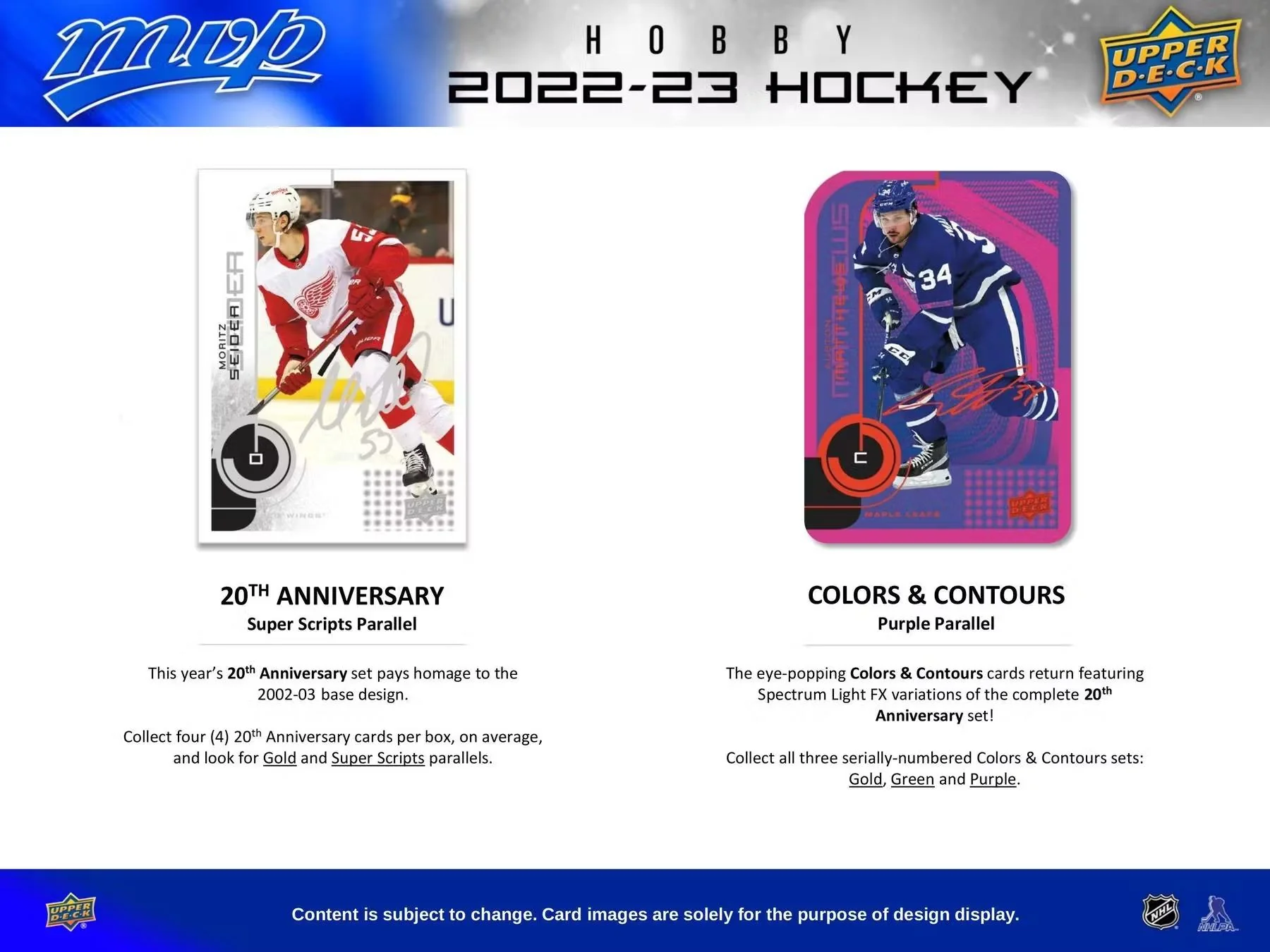 2022-23 Upper Deck MVP Hockey Hobby Box - Image 7