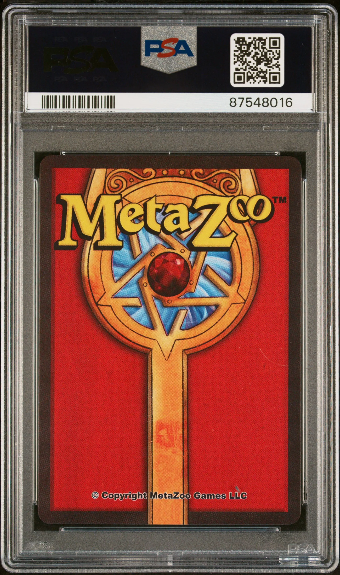 2022 Metazoo Ufo Playtester Mini T-Rex-Holo #14 PSA 10 - Image 2