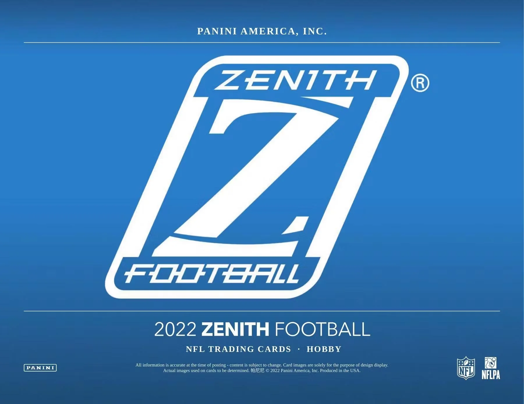 2022 Panini Zenith Football Hobby Box - Image 14