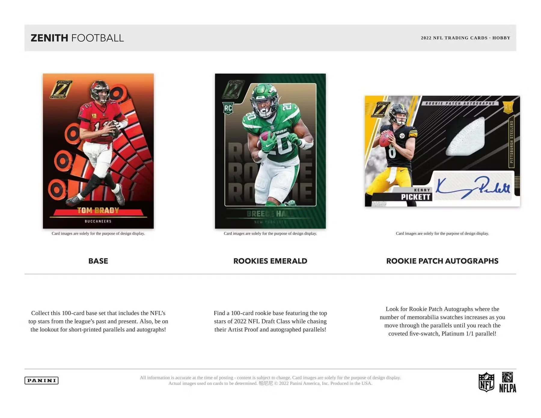 2022 Panini Zenith Football Hobby Box - Image 22