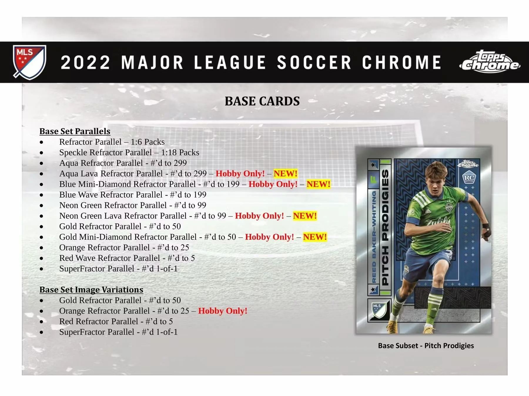 2022 Topps MLS Chrome Soccer Hobby Box - Image 4