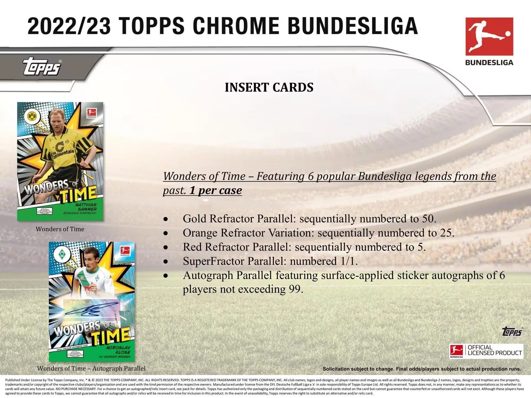 2022-23 Topps Chrome Bundesliga Soccer Hobby Box - Image 5