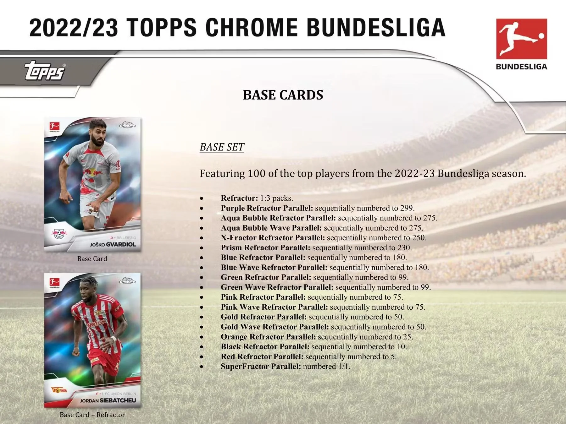 2022-23 Topps Chrome Bundesliga Soccer Hobby Box - Image 6