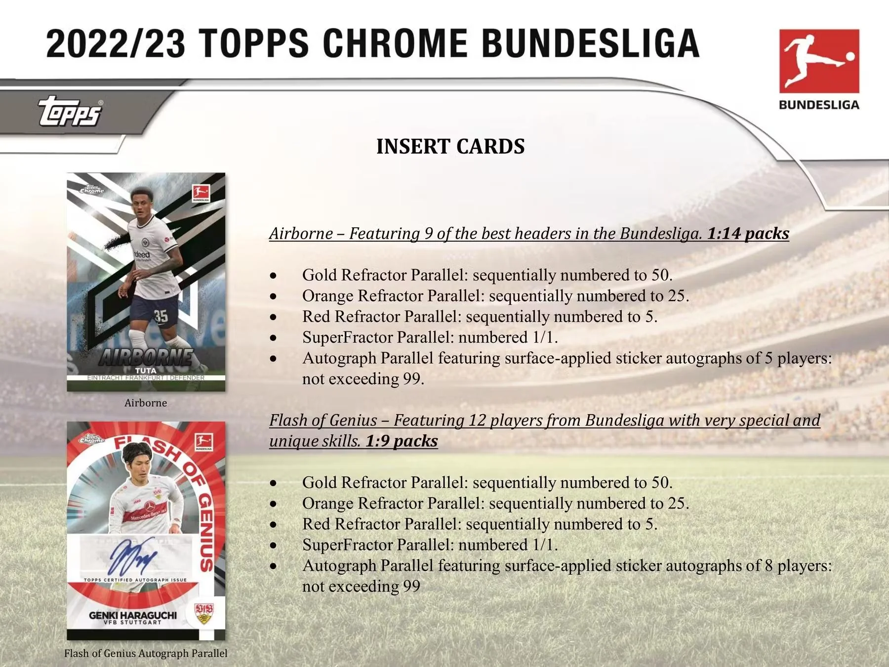 2022-23 Topps Chrome Bundesliga Soccer Hobby Box - Image 8