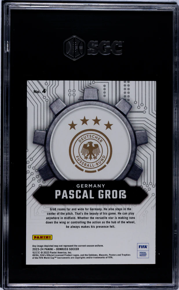 2023-24 Donruss #4 Pascal Gross Craftsmen SGC 9 - Image 2