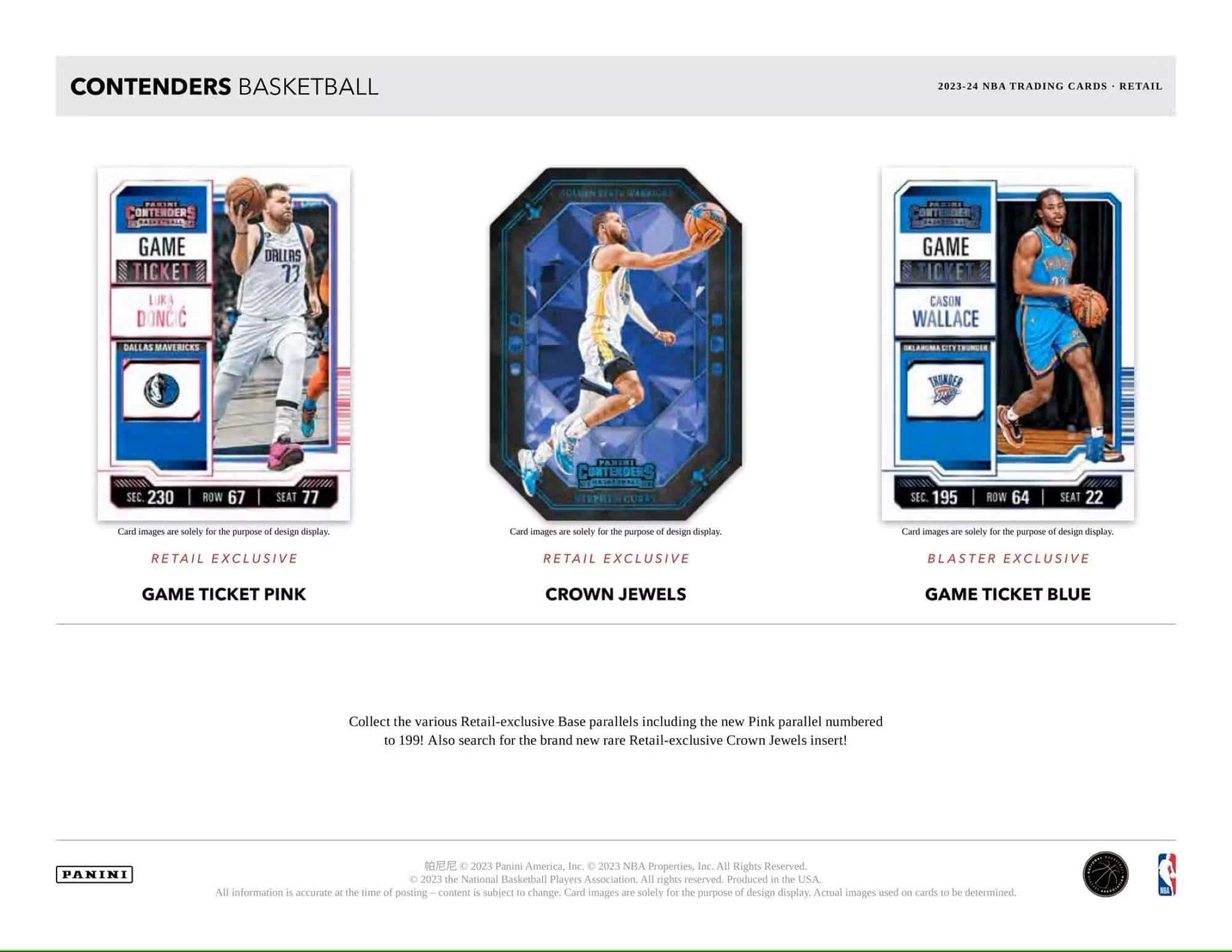 2023-24 Panini Contenders Basketball Fat Pack Display Box - Image 3