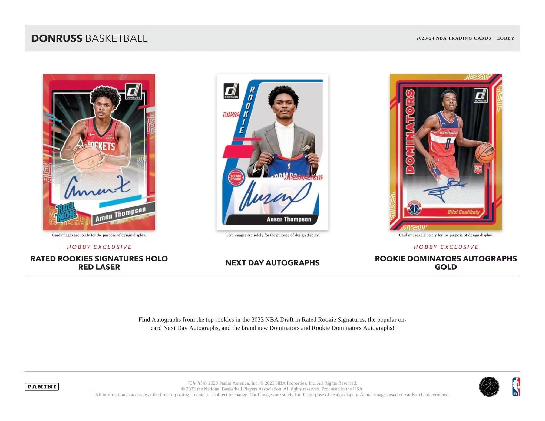 2023-24 Panini Donruss Basketball Hobby Box - Image 5