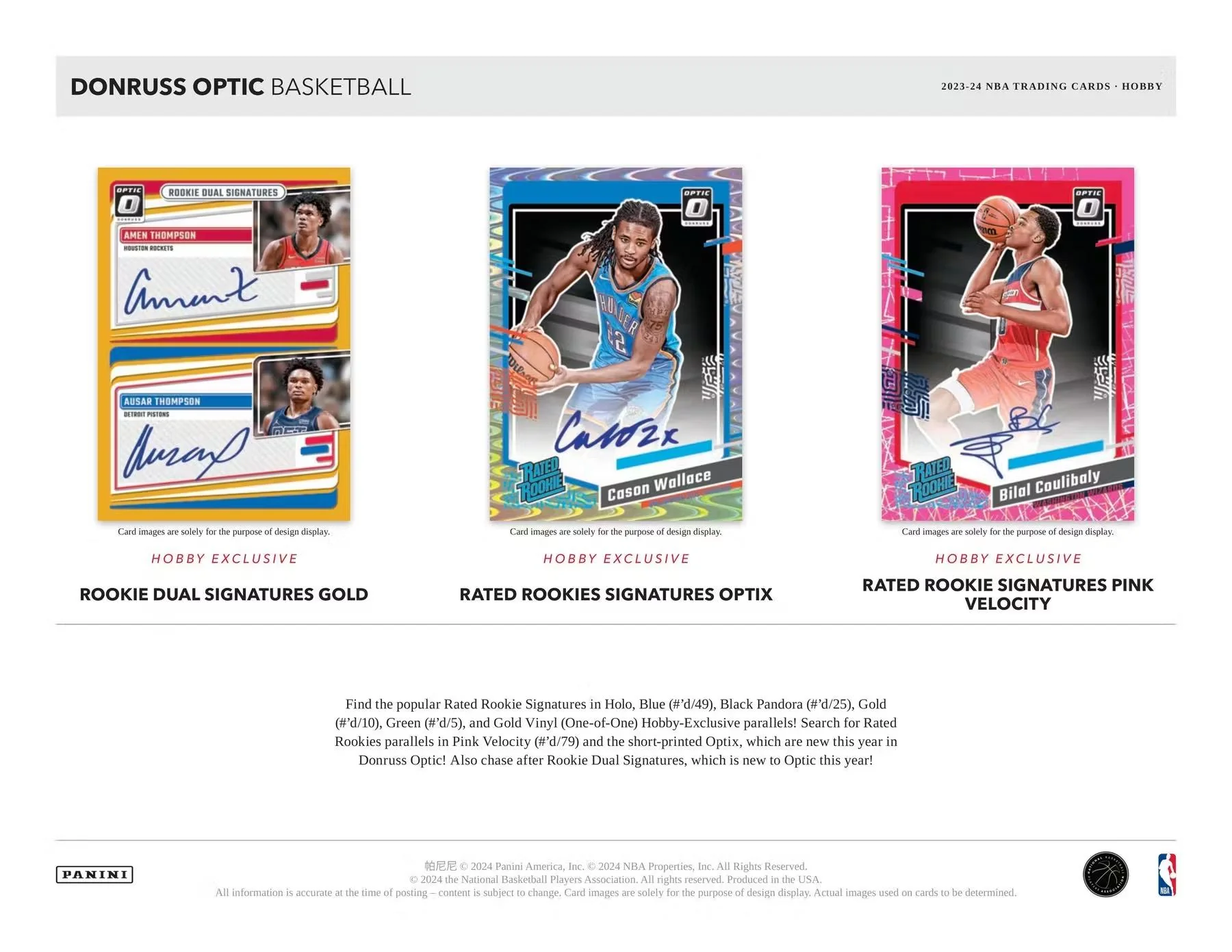 2023-24 Panini Donruss Optic Basketball Hobby Box - Image 6