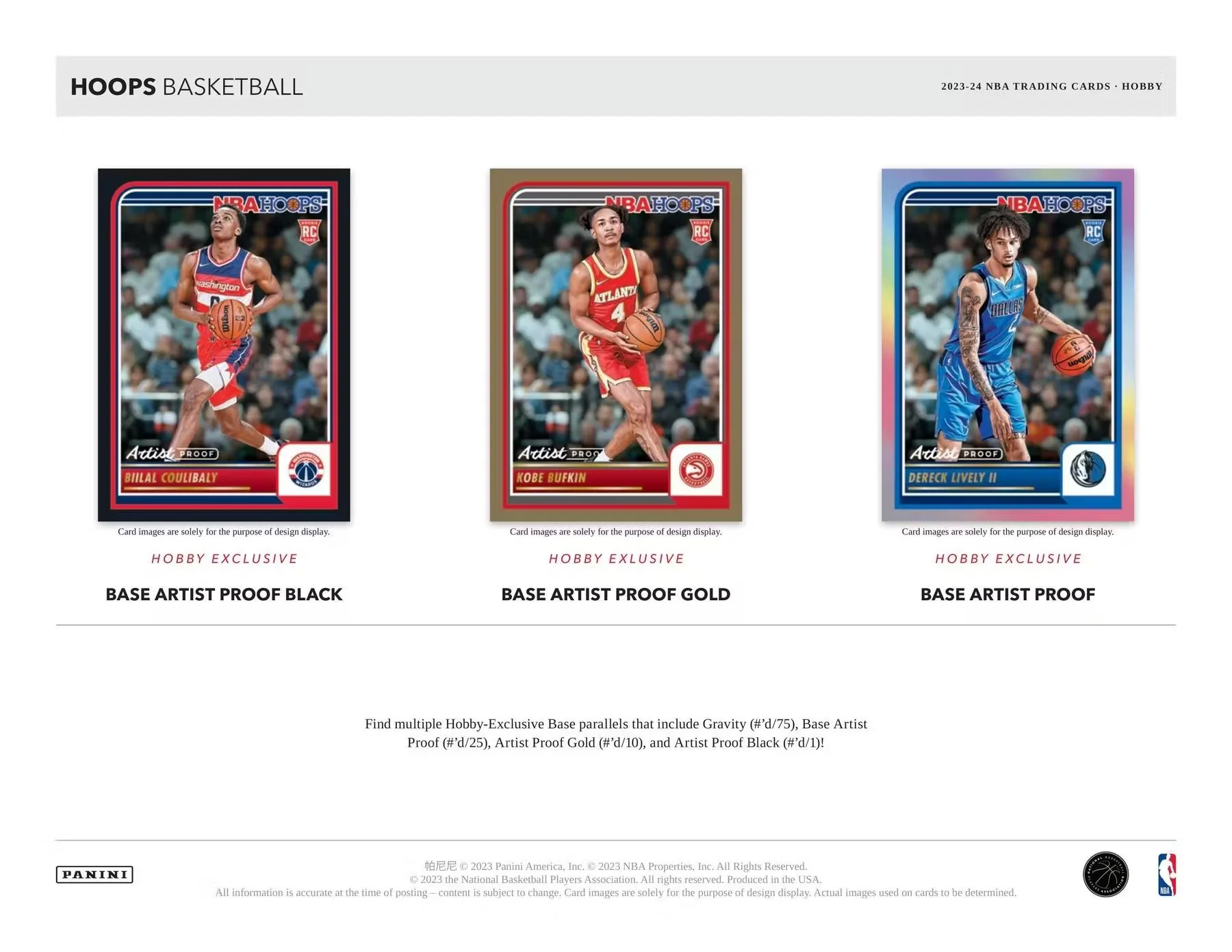2023-24 Panini NBA Hoops Basketball Hobby Box - Image 8