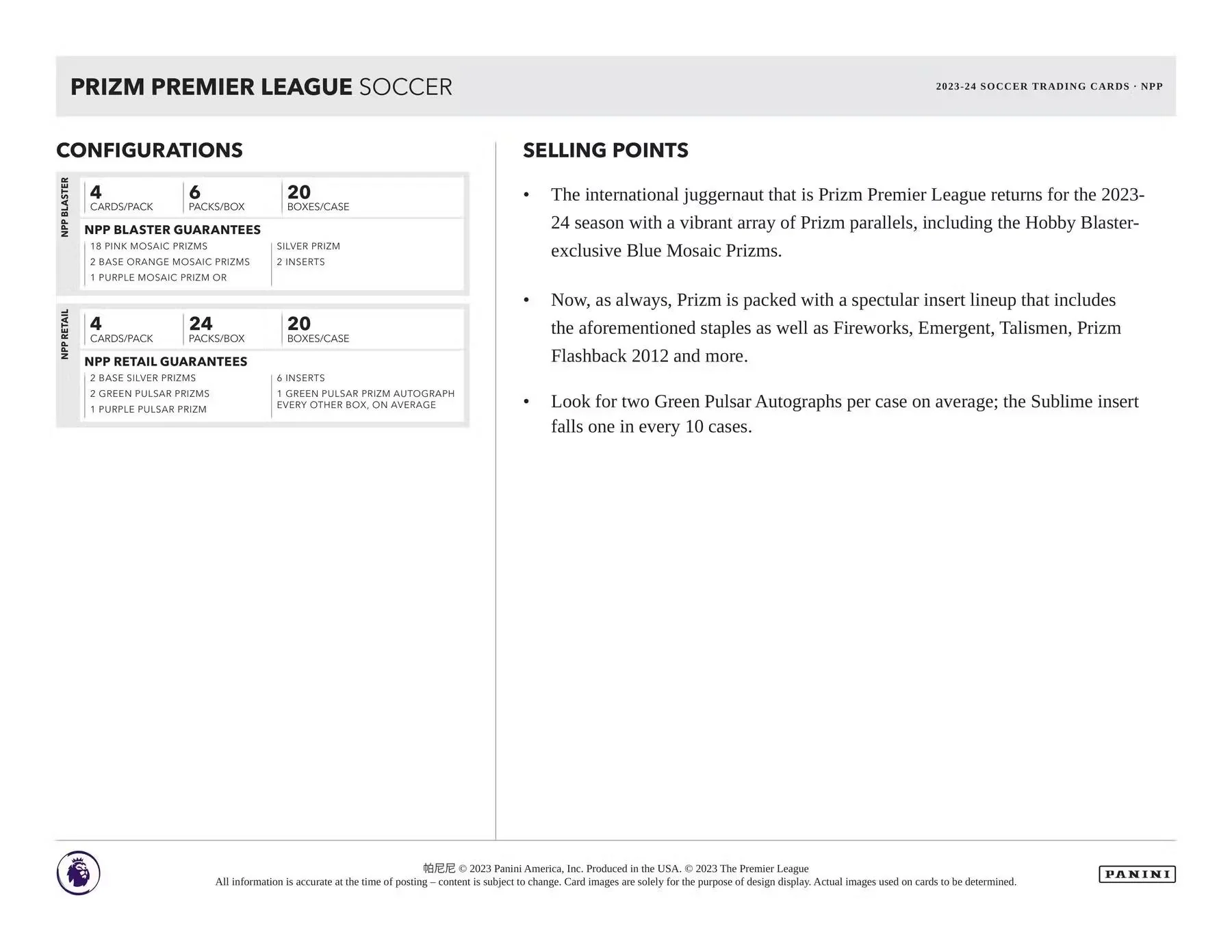 2023-24 Panini Prizm Premier League Soccer Retail Box - Image 6