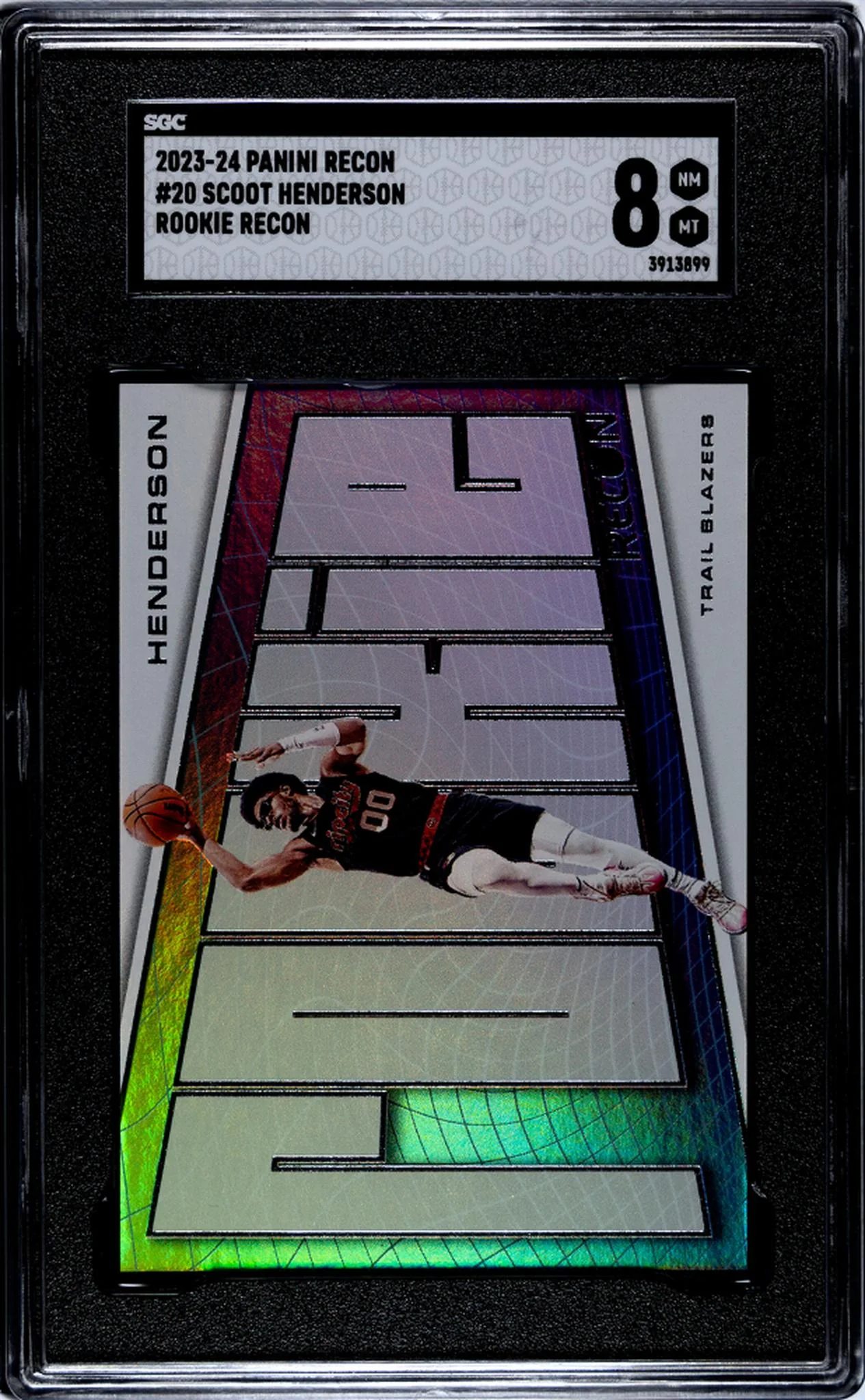 2023-24 Panini Recon Scoot Henderson #20 RC SGC 8