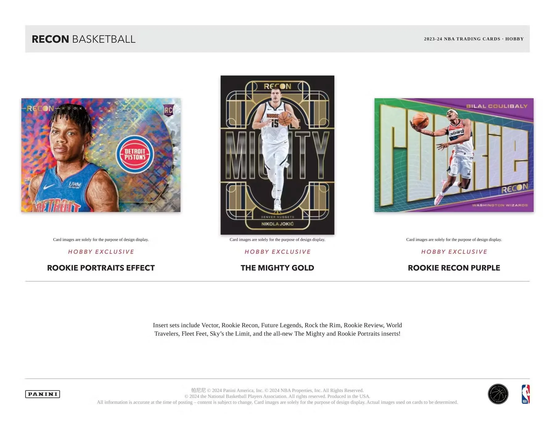 2023-24 Panini Recon Basketball Hobby Box - Image 5