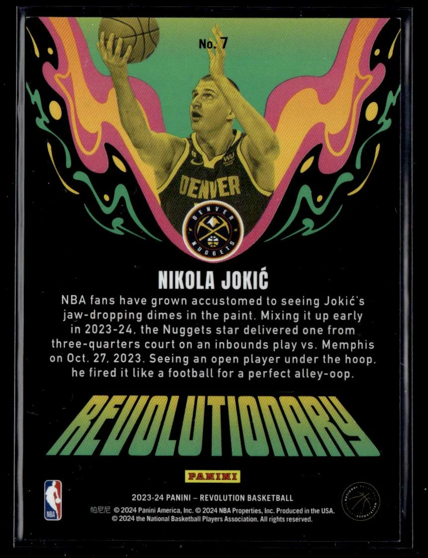 2023-24 Panini Revolution Nikola Jokic #7 - Image 2