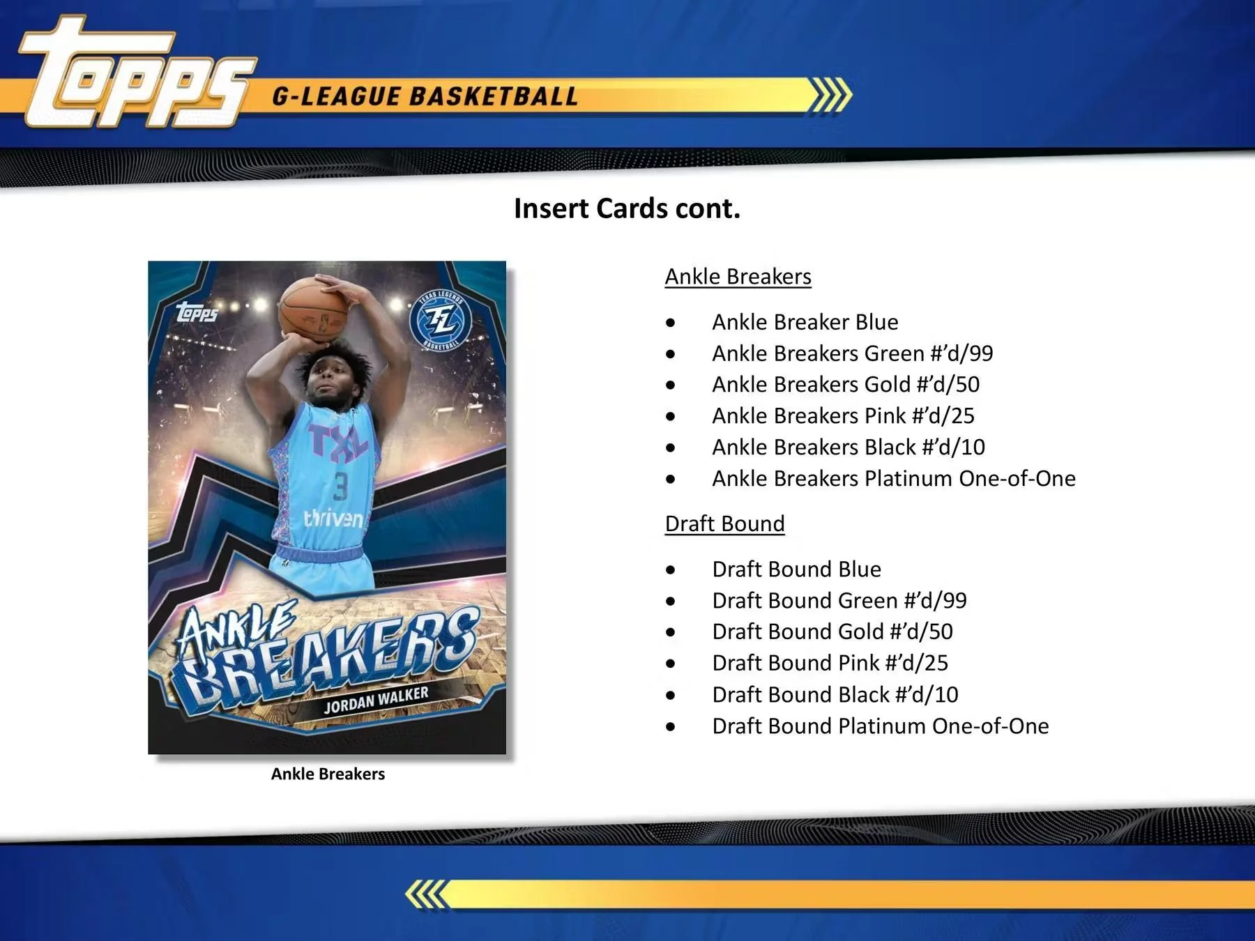 2023-24 Topps G-League Basketball Hobby Box - Image 3