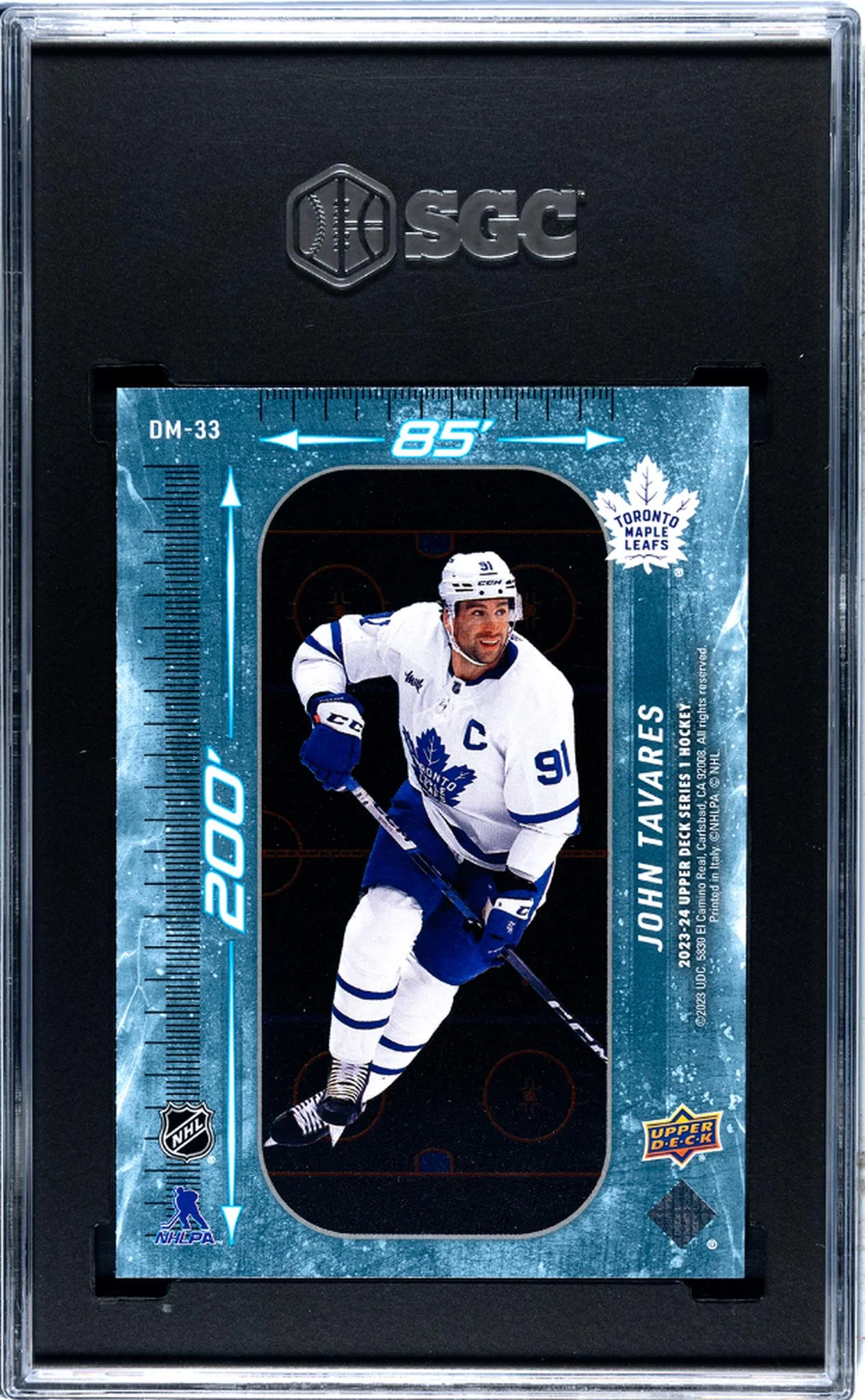 2023-24 Upper Deck #DM-33 John Tavares 200' X 85' SGC 9.5 - Image 2