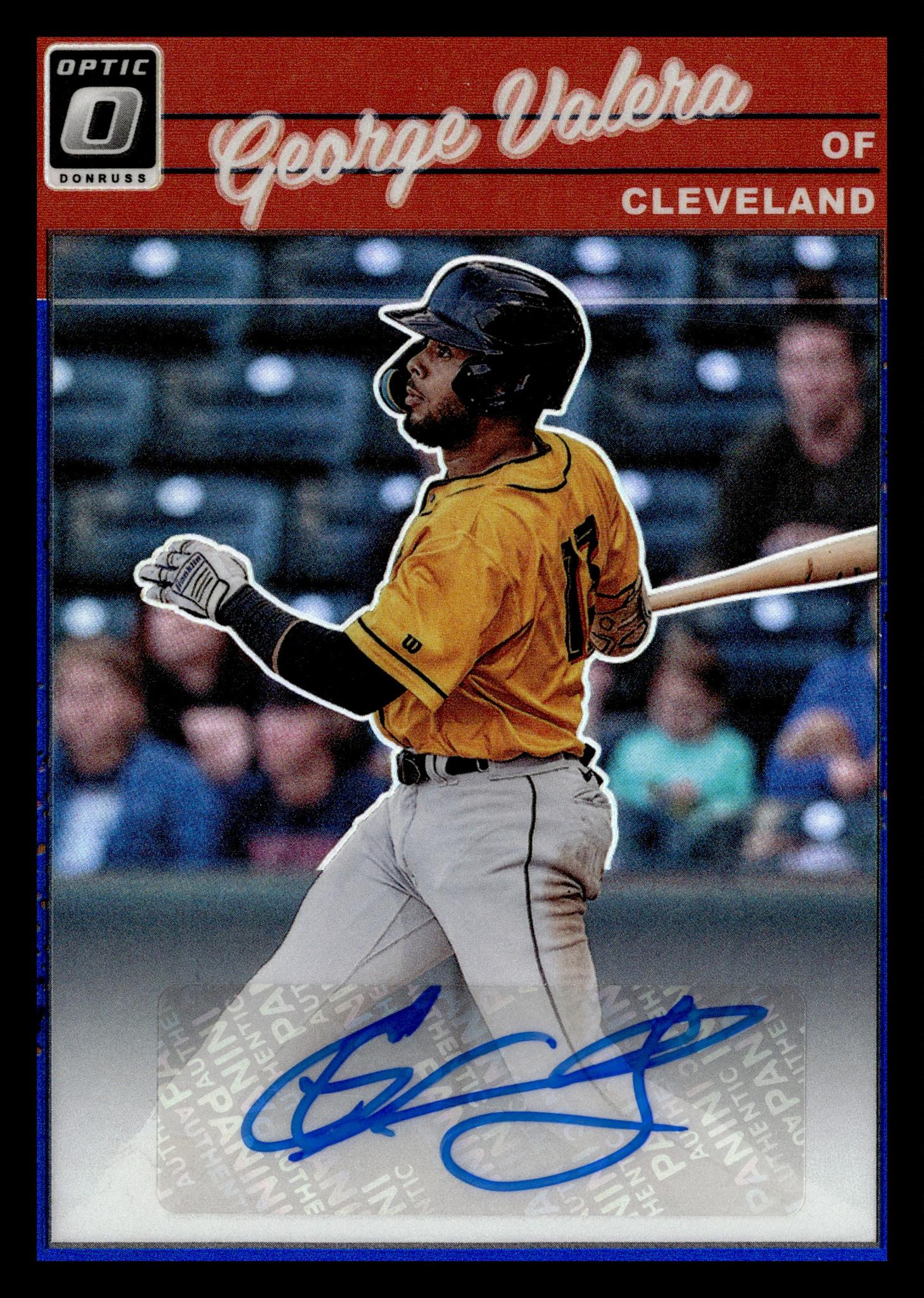 2023 Donruss Optic Prizm George Valera #1990-GV Auto /75