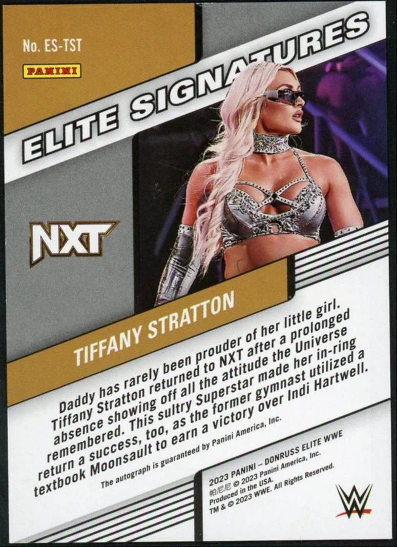 2023 Elite Tiffany Stratton Auto - Image 2