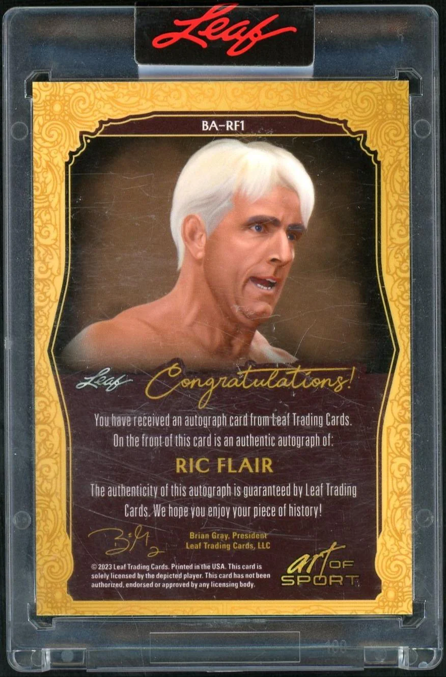 2023 Leaf Art of Sport Ric Flair Auto /35 - Image 2