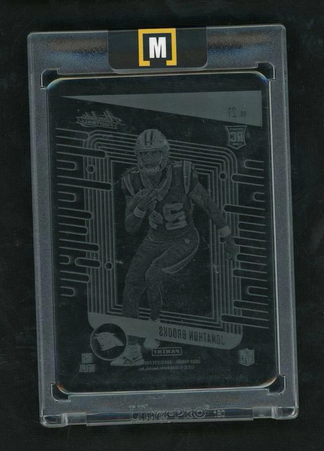 2023 Panini Absolute 21 Jonathon Brooks Printing Rookie - Image 2