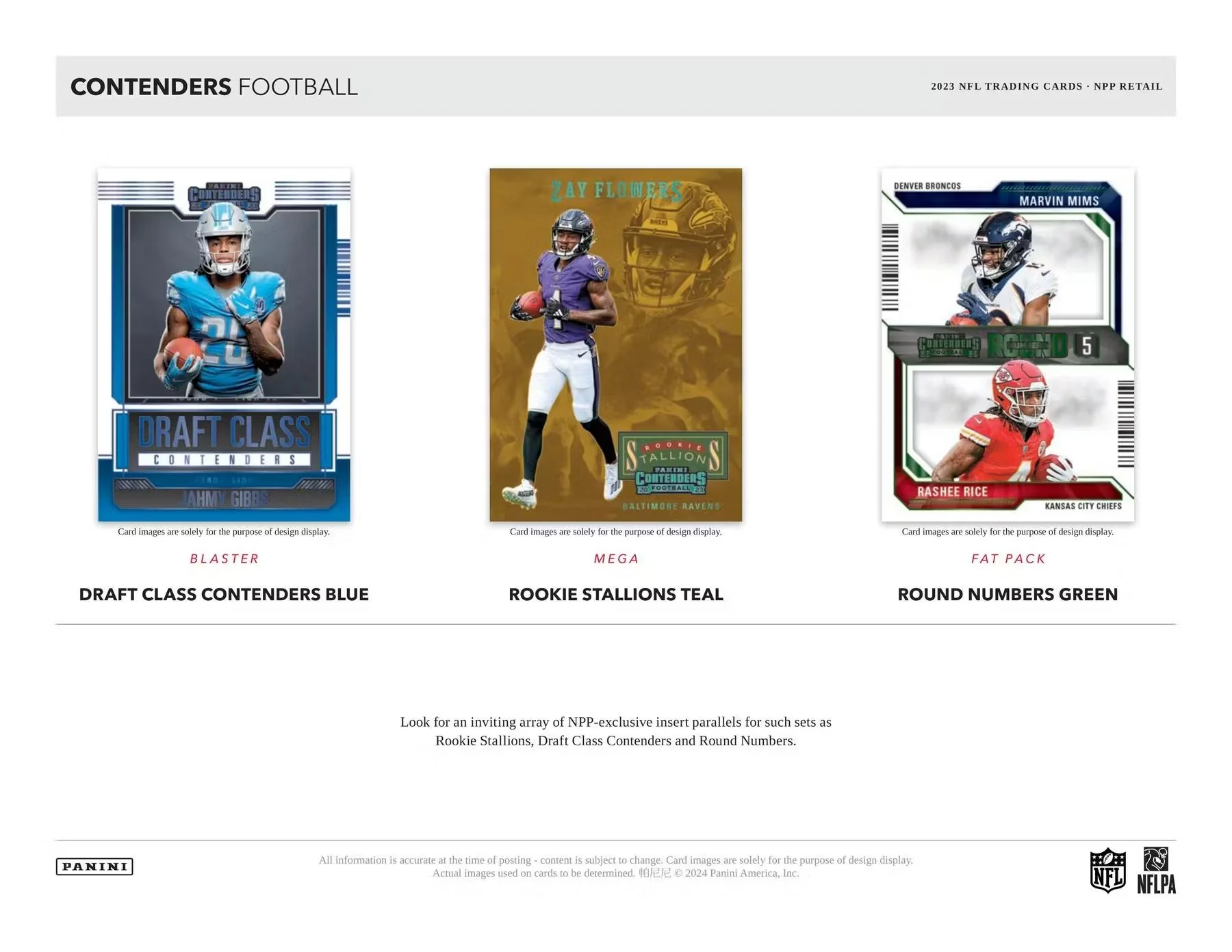 2023 Panini Contenders Football Blaster Box - Image 12