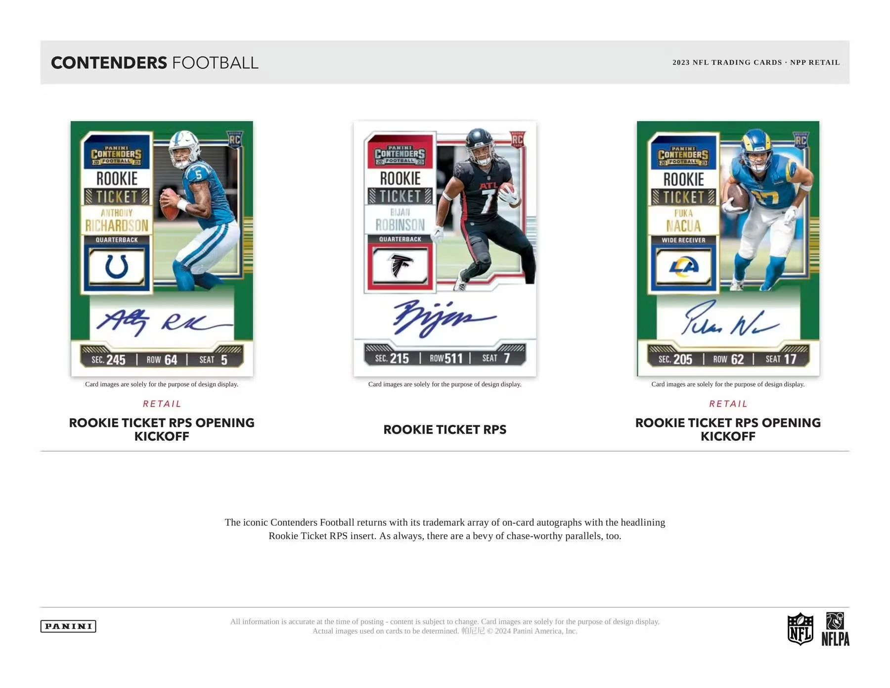 2023 Panini Contenders Football Blaster Box - Image 3