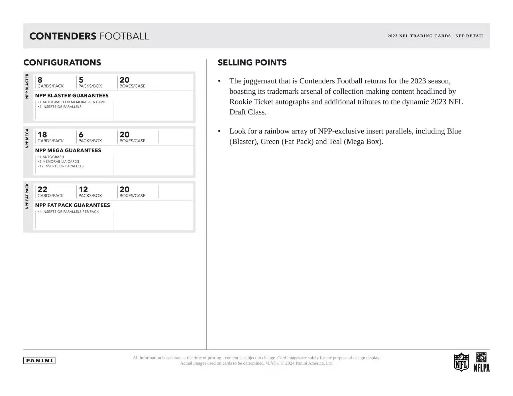 2023 Panini Contenders Football Blaster Box - Image 4