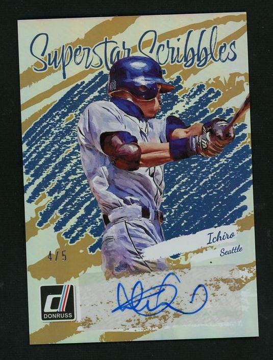2023 Panini Donruss STAR-IS Ichiro Superstar Scribbles /5 Seattle Auto