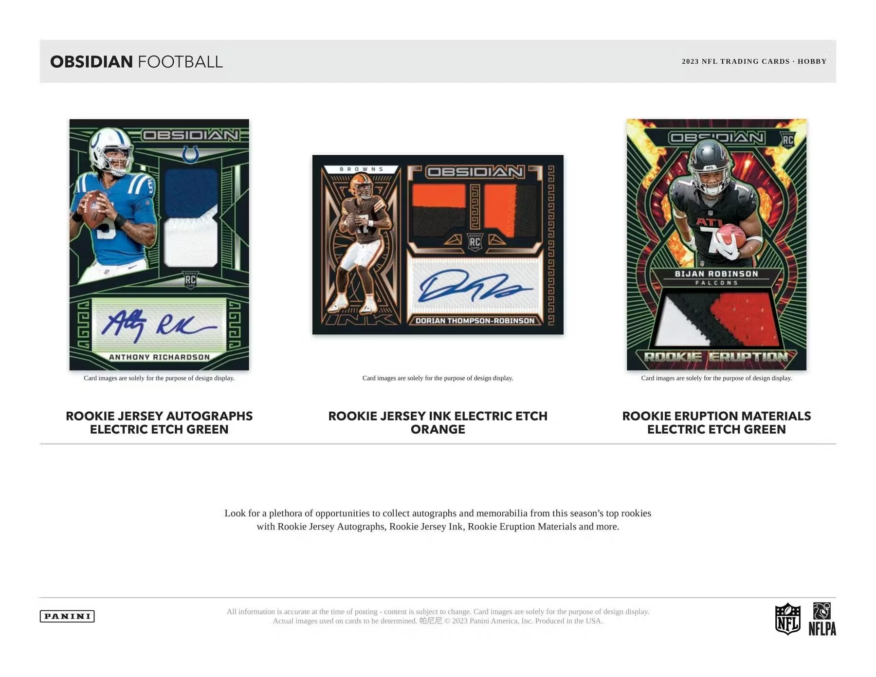 2023 Panini Obsidian Football Hobby Box - Image 4