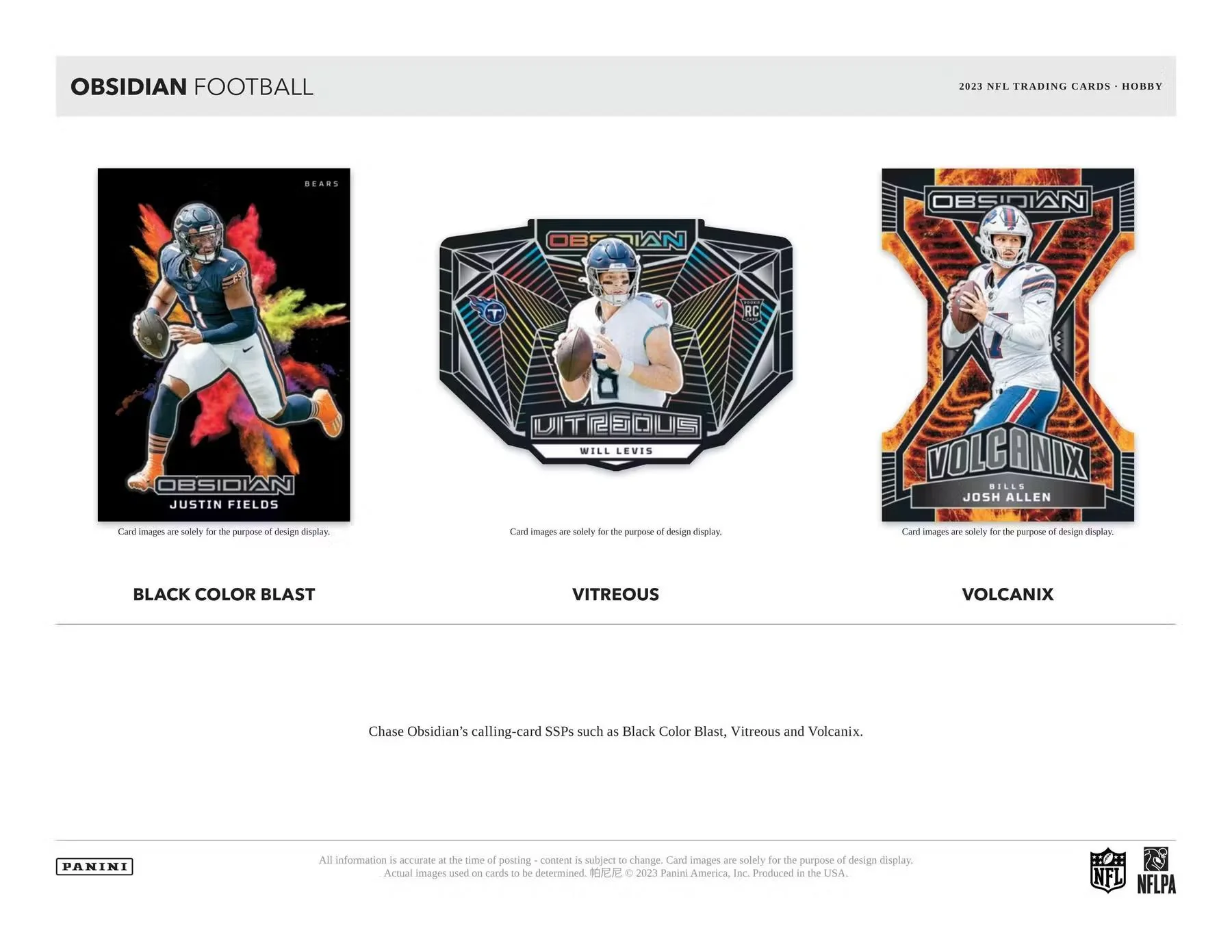 2023 Panini Obsidian Football Hobby Box - Image 5