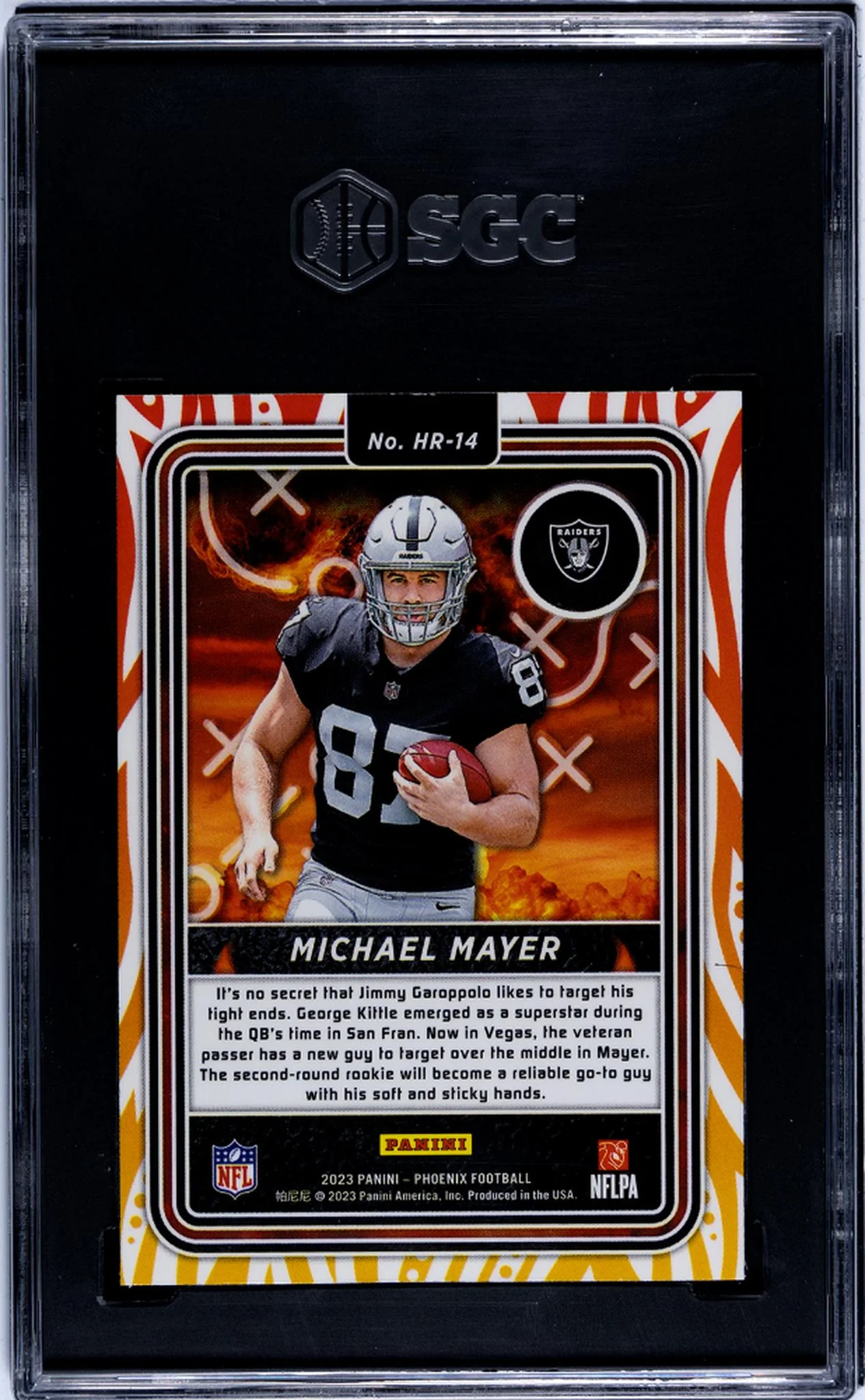 2023 Panini Phoenix #HR-14 Michael Mayer Hot Routes SGC 9.5 - Image 2
