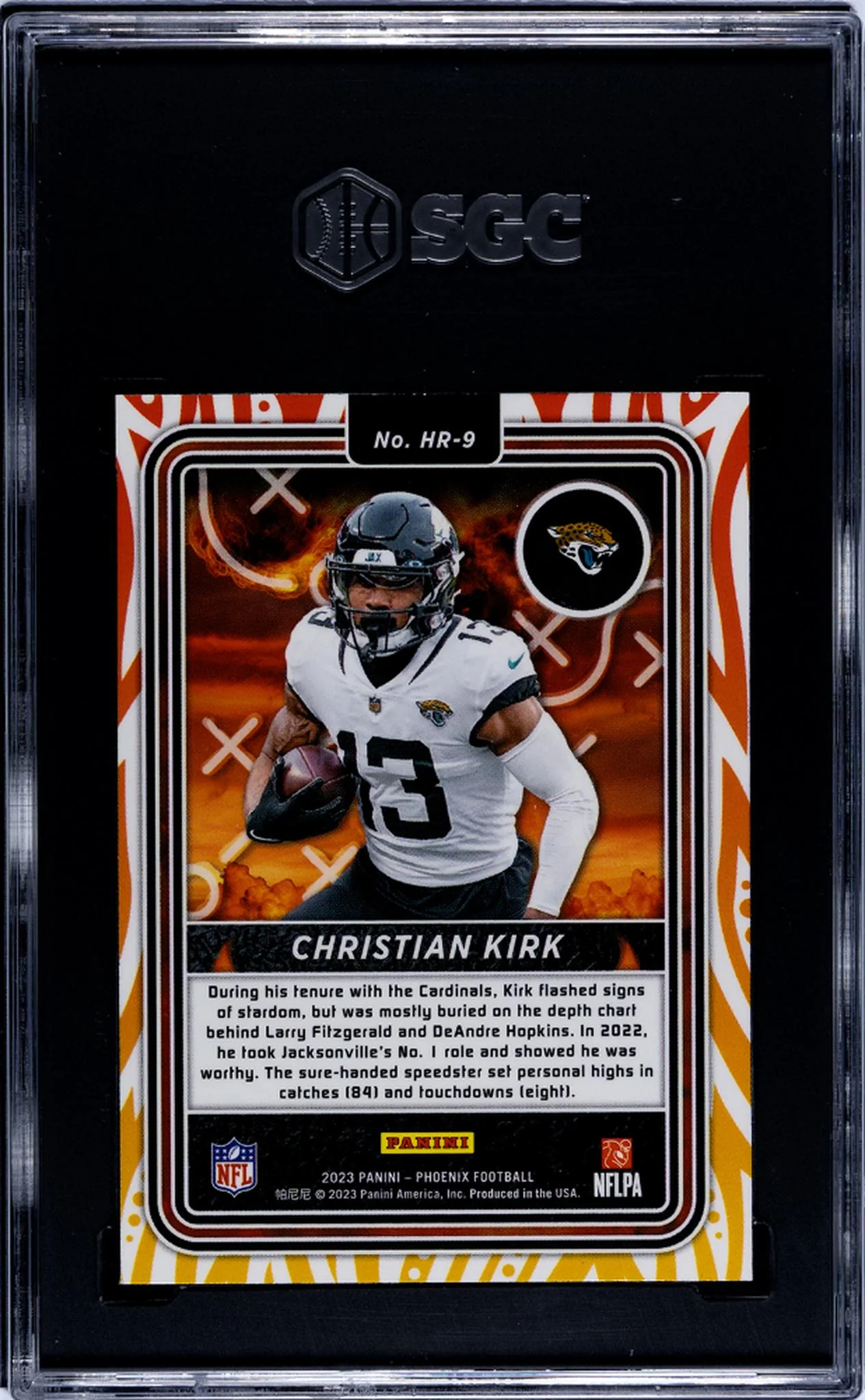 2023 Panini Phoenix #HR-9 Christian Kirk Hot Routes SGC 10 - Image 2