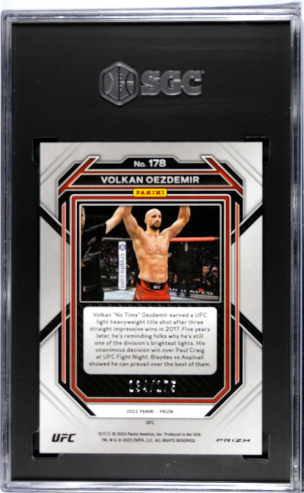 2023 Prizm #178 Volkan Oezdemir /175 SGC 9.5 - Image 2