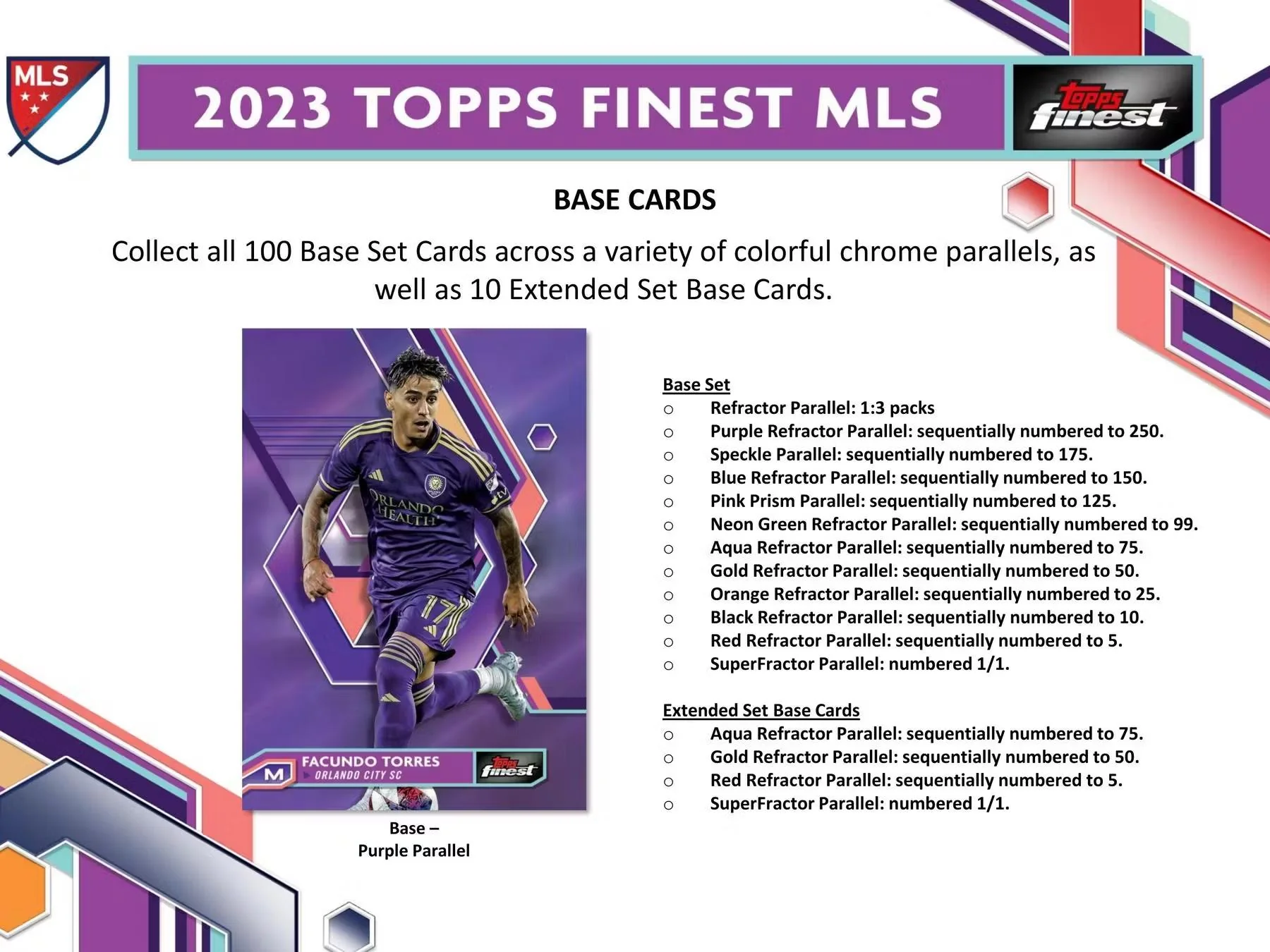 2023 Topps Finest MLS Soccer Hobby Box - Image 4