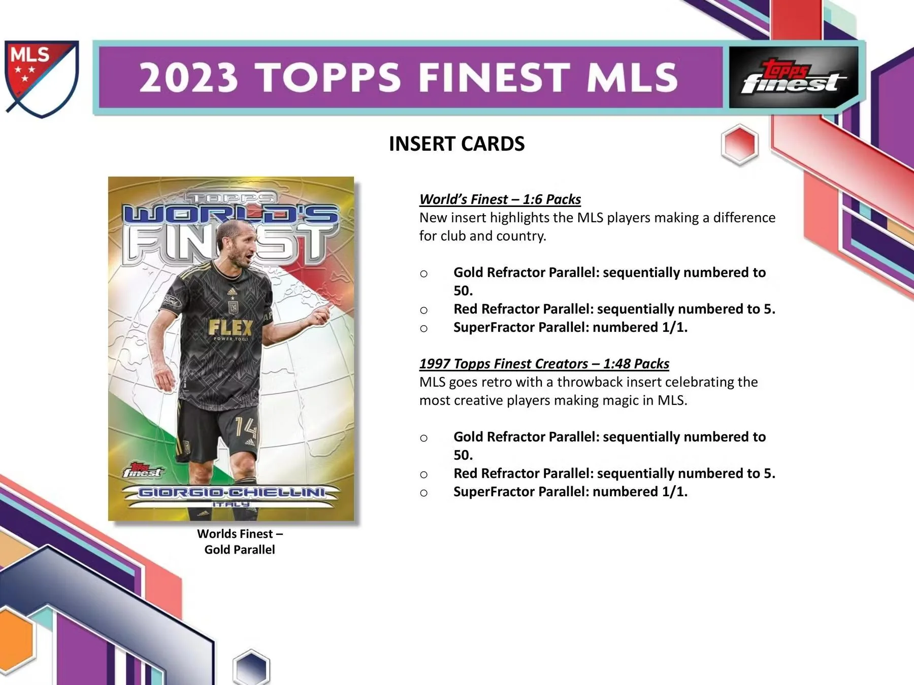 2023 Topps Finest MLS Soccer Hobby Box - Image 7