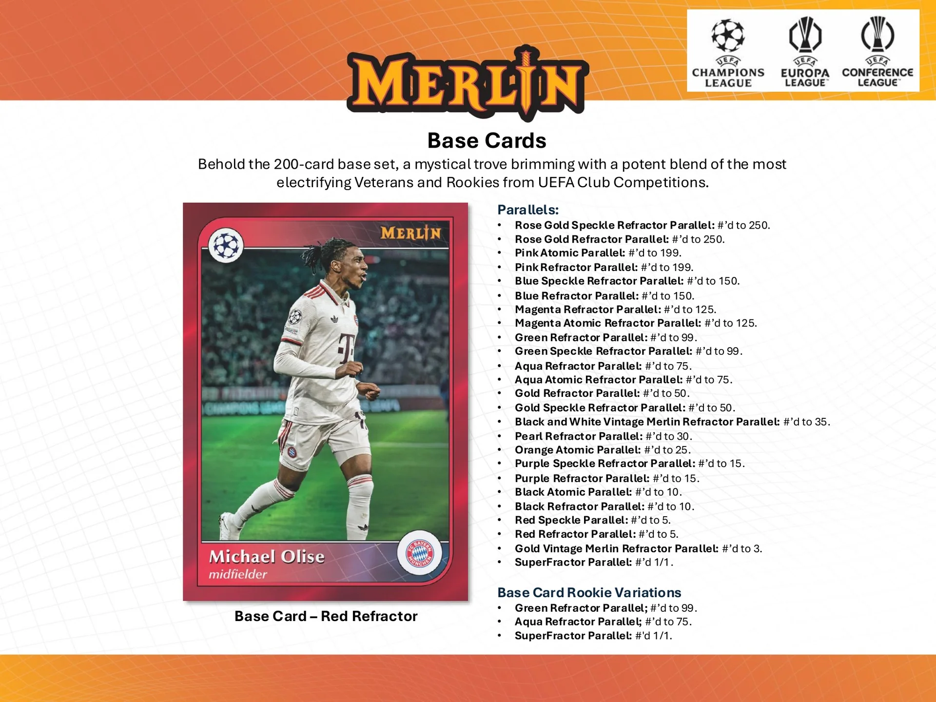 2024-25 Topps UEFA Club Competitions Merlin Chrome Soccer Blaster Box - Image 3
