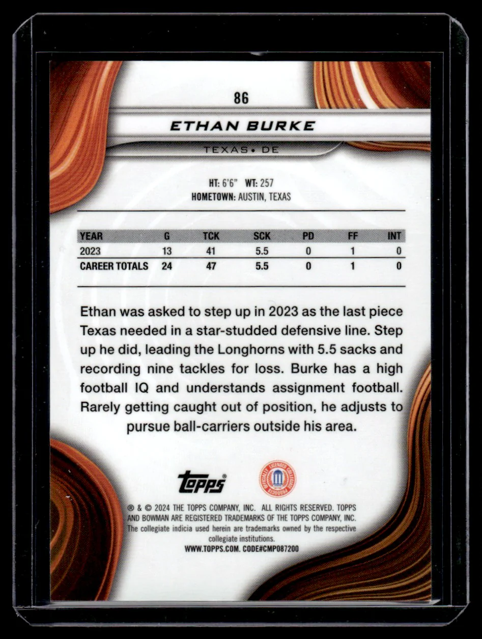 2024 Bowman 86 Ethan Burke Texas - Image 2