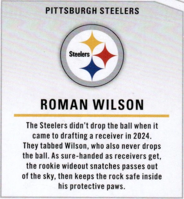 2024 Elite Roman Wilson Status Green #04/10 RC - Image 2