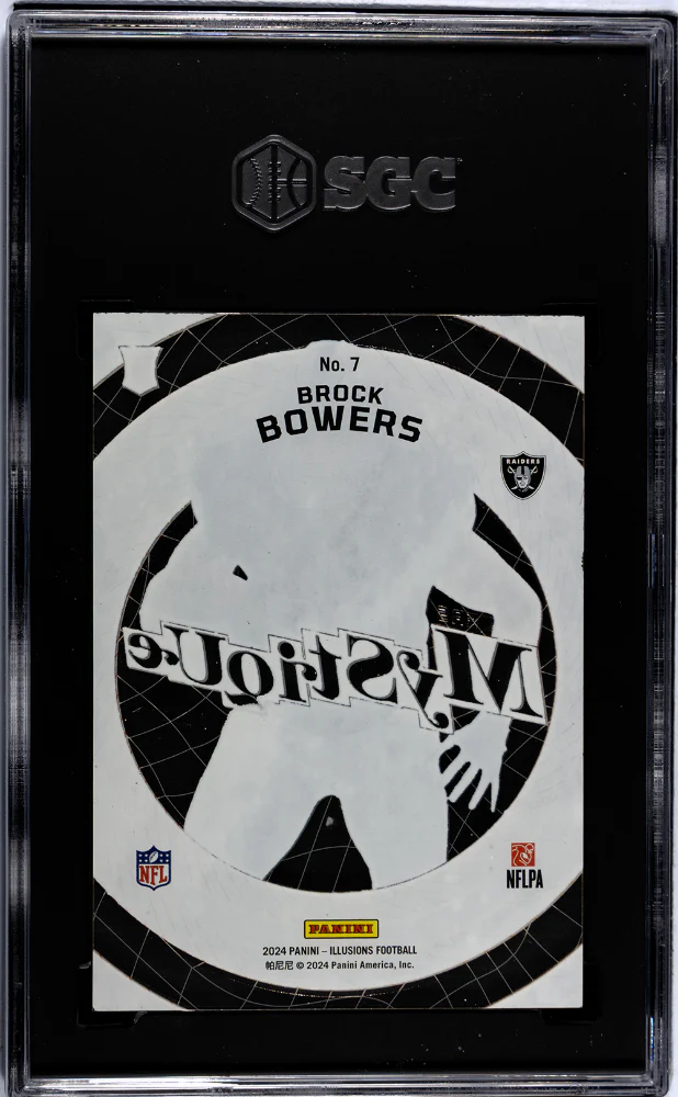 2024 Panini Illusions #7 Brock Bowers Mystique SGC 10 - Image 2