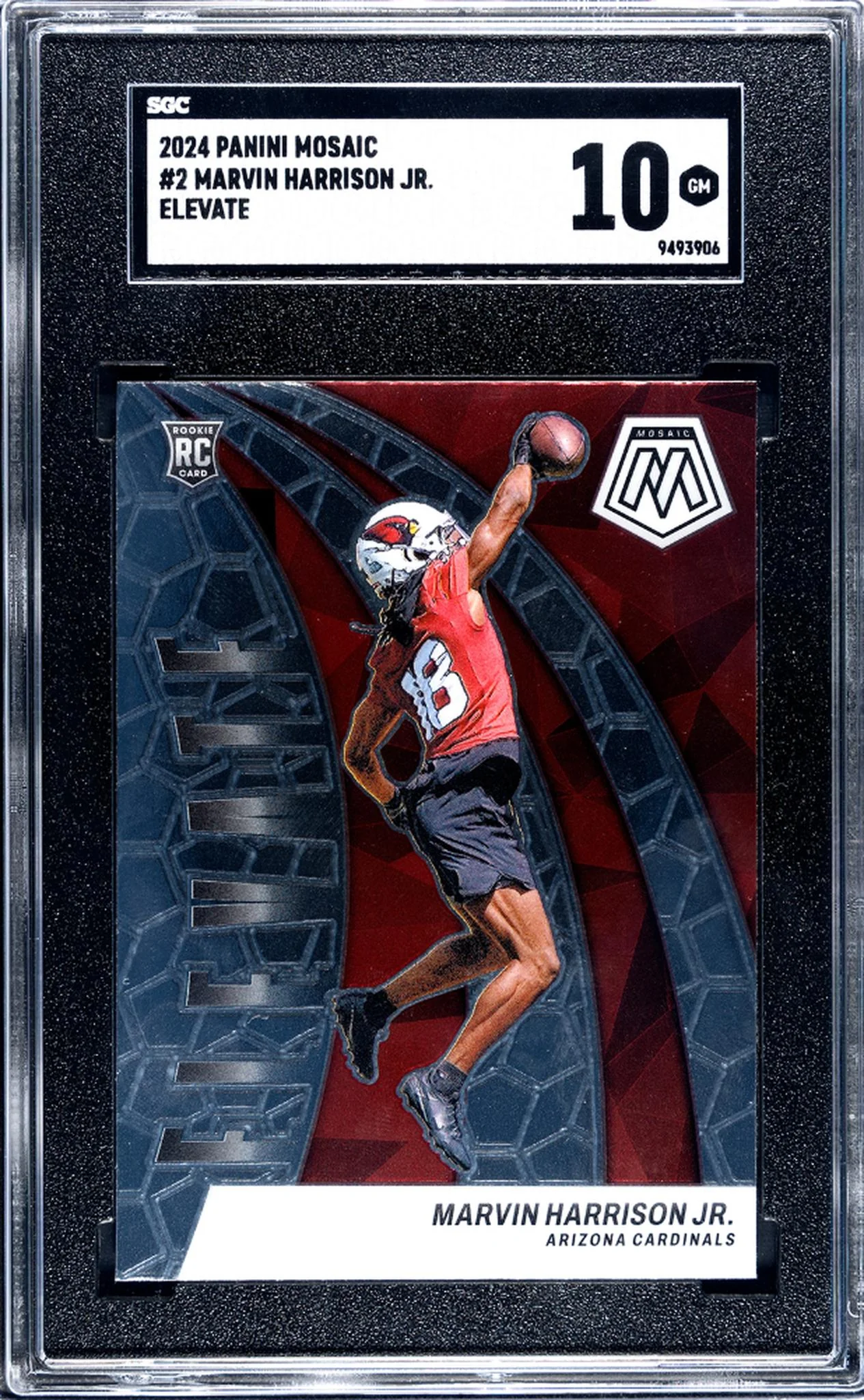 2024 Panini Mosaic #2 Marvin Harrison Jr. Elevate SGC 10