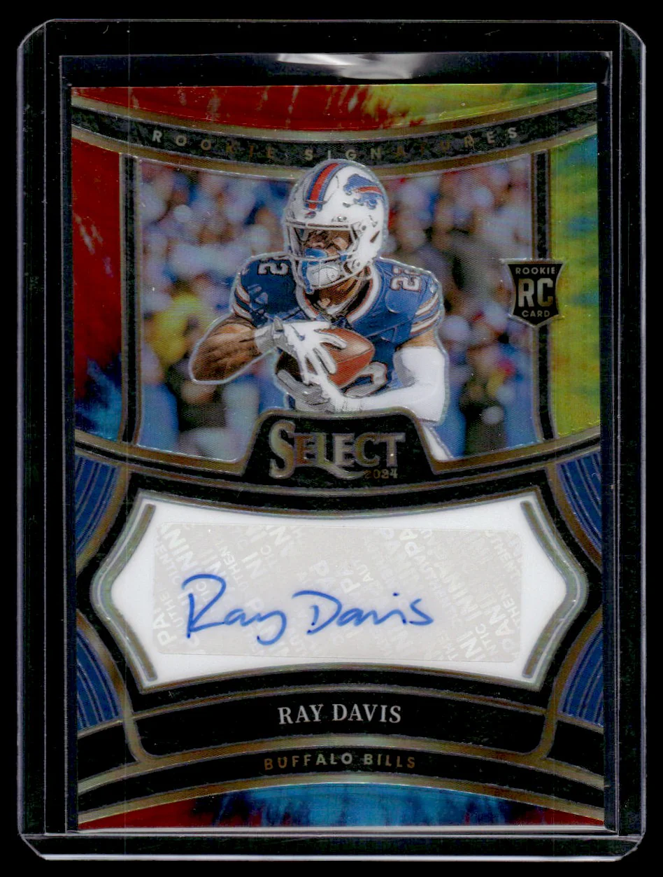 2024 Panini Select RSP-RDS Ray Davis Rookie Signatures Prizm Rookie /25 Buffalo Bills Auto