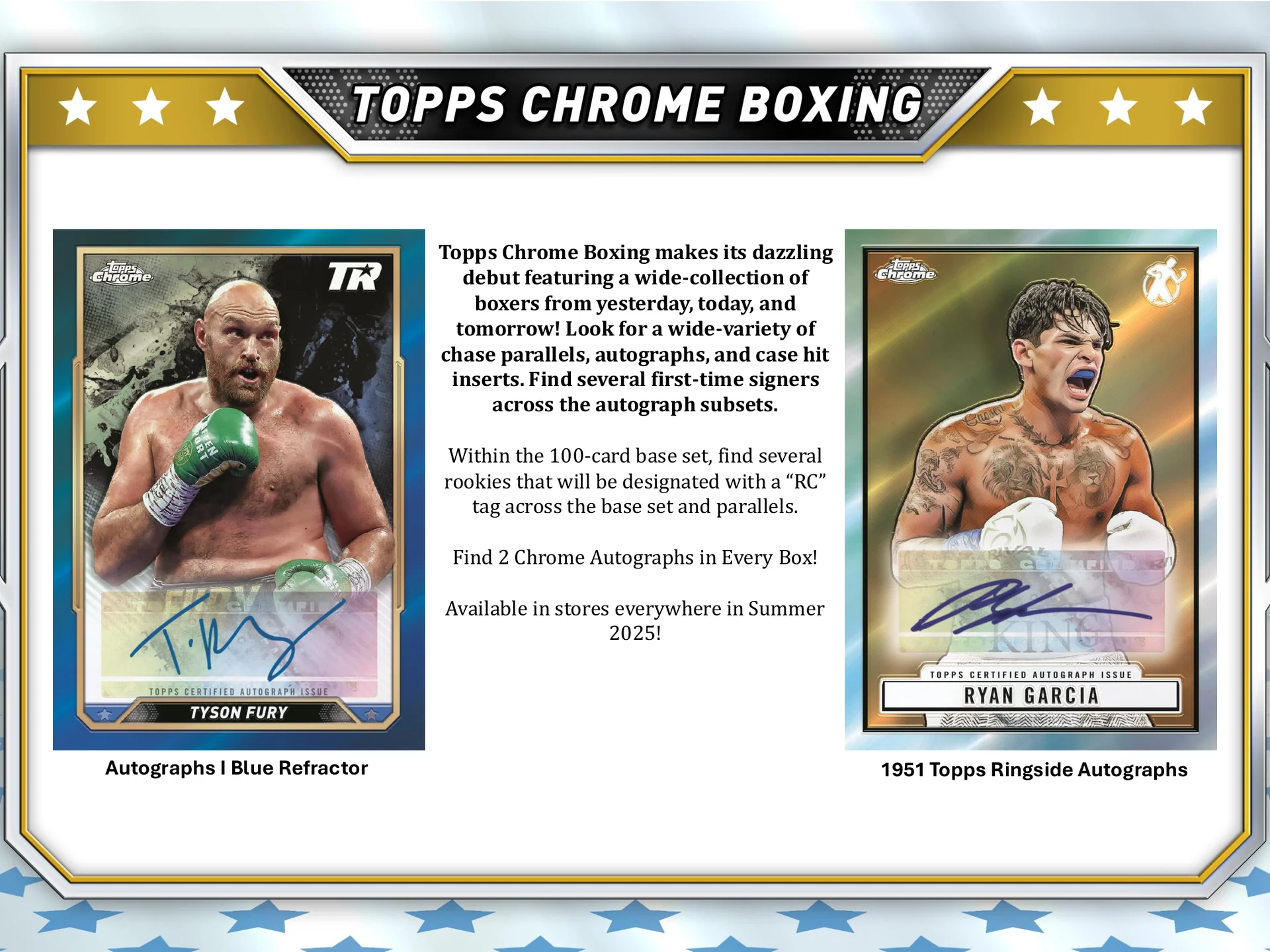 2024 Topps Chrome Boxing Hobby Box - Image 2