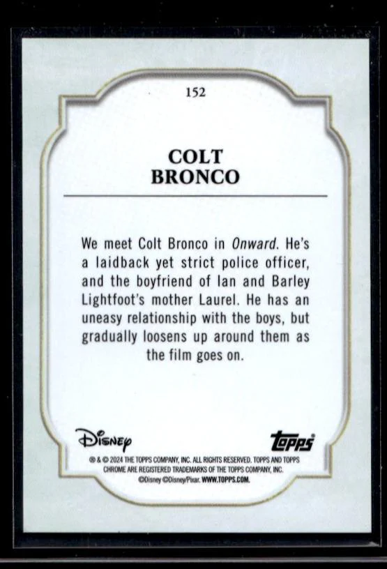 2024 Topps Chrome Colt Bronco #152 /10 - Image 2