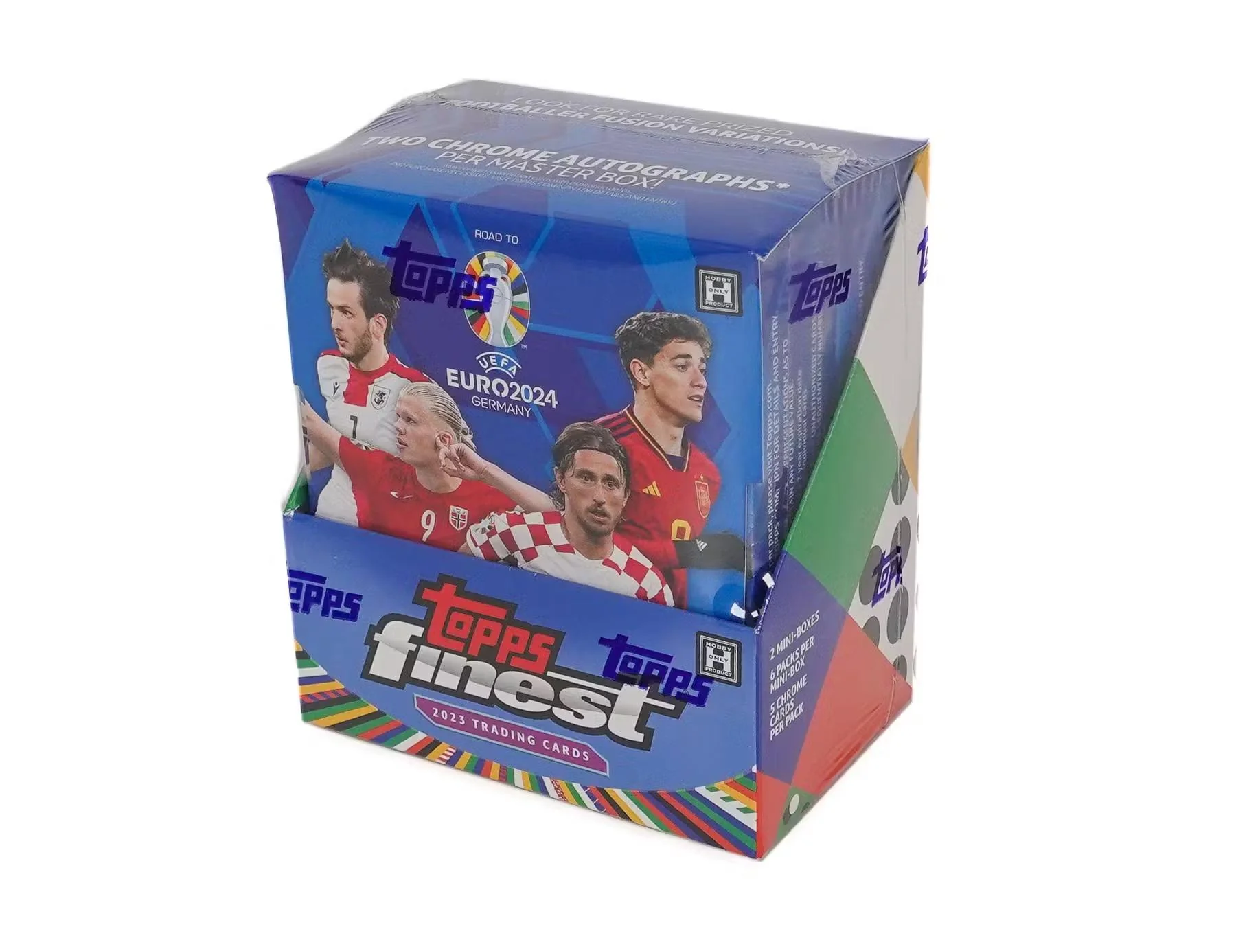 2024 Topps Finest Road to UEFA Euro Soccer Hobby Box - Image 2